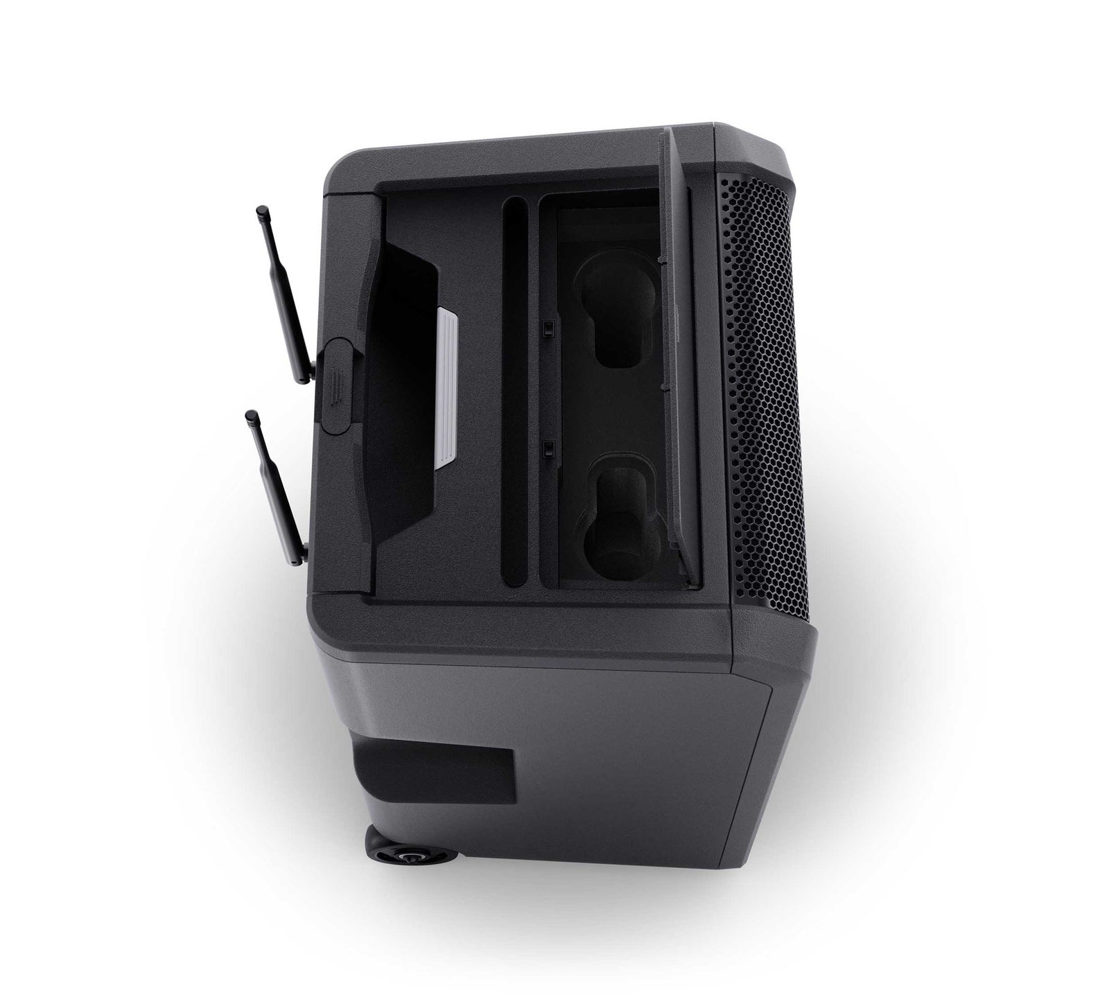 LD System ANNY 10 HHD 2 B4.7, 10" Portable Battery-Powered Bluetooth PA System with Mixer and 2x Wireless Handheld Microphones by LD Systems