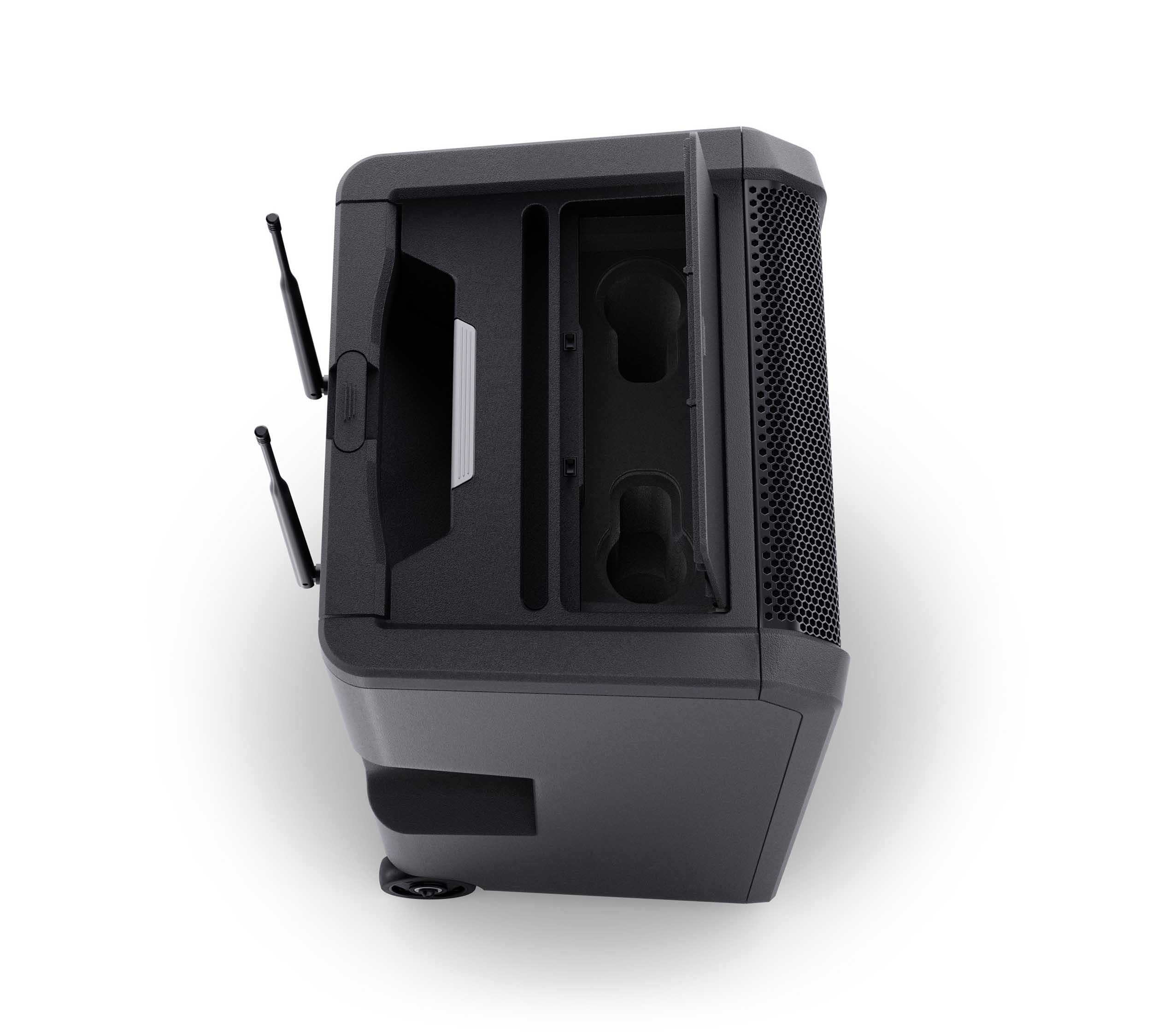 LD System ANNY 10 HHD 2 B4.7, 10" Portable Battery-Powered Bluetooth PA System with Mixer and 2x Wireless Handheld Microphones by LD Systems