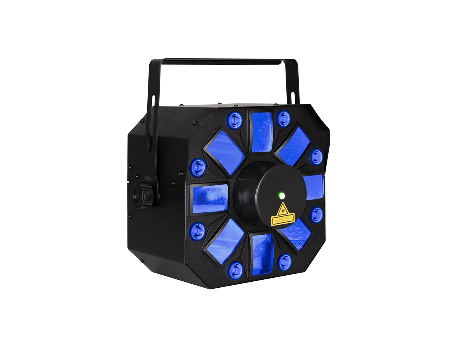 Eliminator Lighting Furious Three RGUV, Party Light with Moonflower, Wash, and Laser Effect by Eliminator Lighting