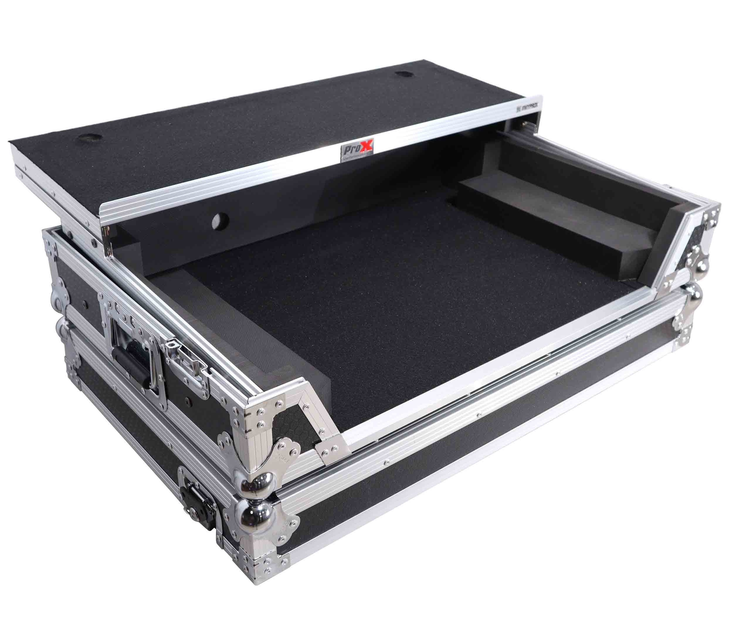 ProX XS-HIT7WLT, ATA Flight Road Case for Hercules T7 Inpulse Controller 1U Rack Space and Wheels. by ProX Cases