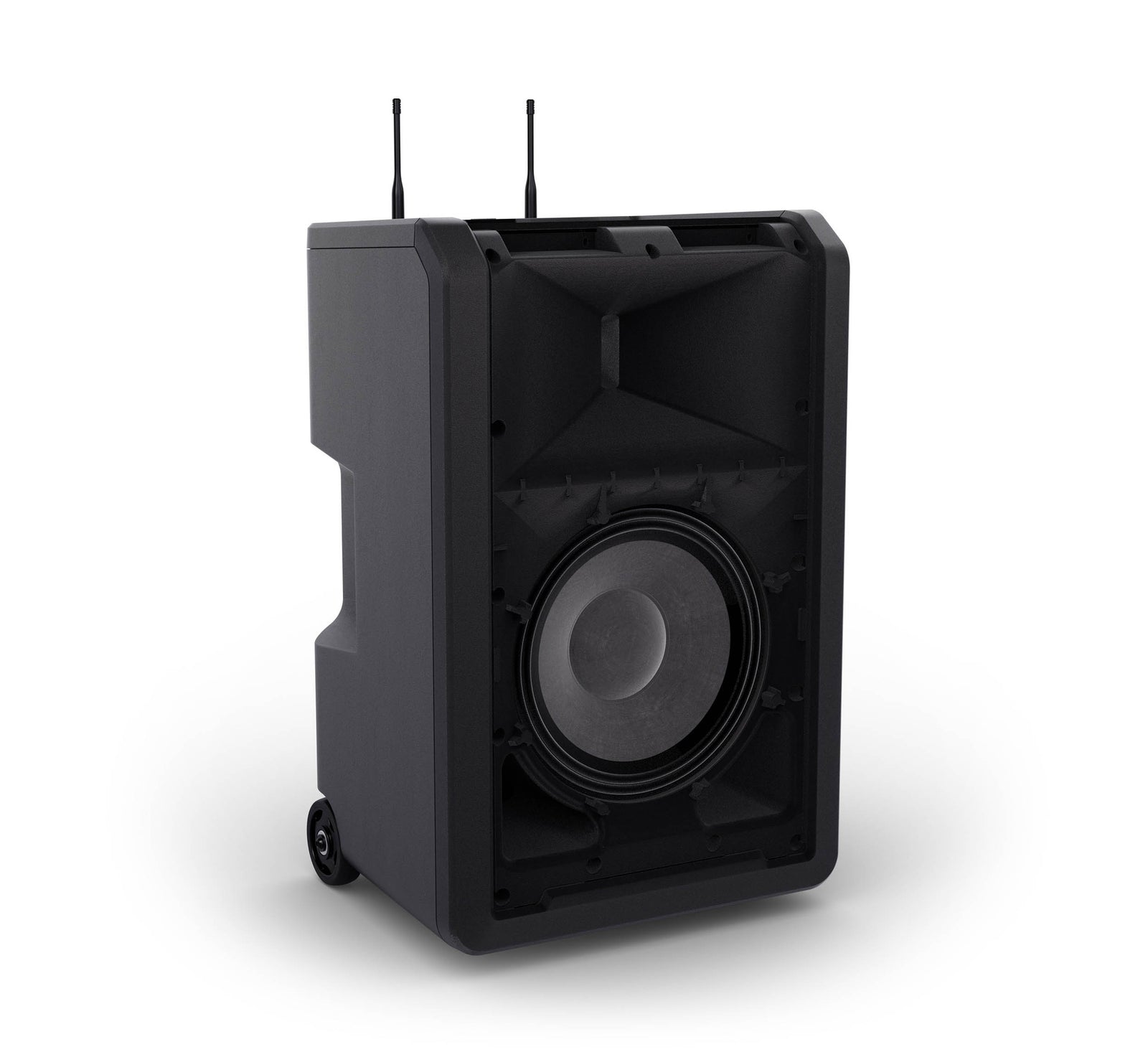 LD System ANNY 10 HHD 2 B4.7, 10" Portable Battery-Powered Bluetooth PA System with Mixer and 2x Wireless Handheld Microphones by LD Systems
