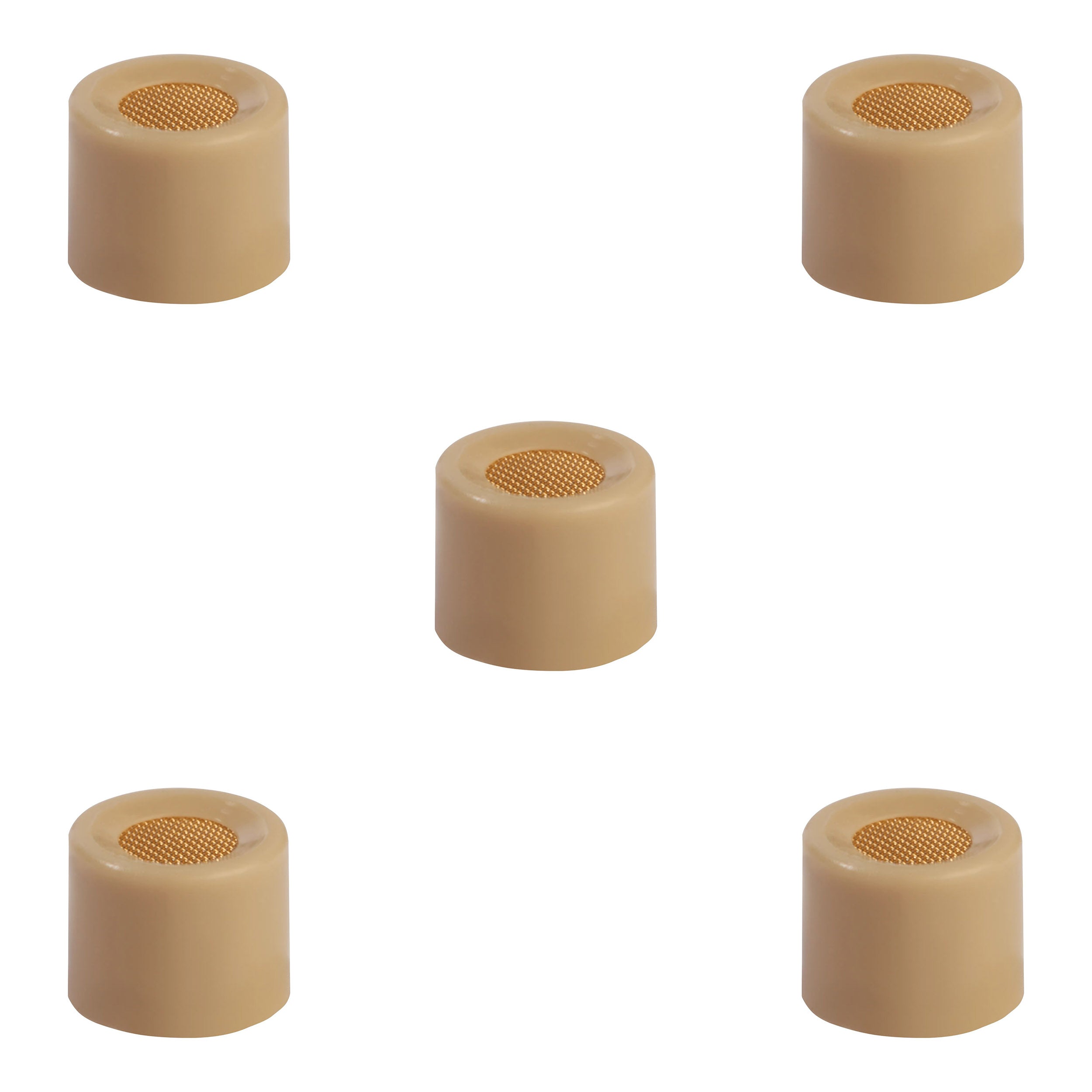 Shure RPM214, Tan Mid Boost EQ Caps - 5 Pack by Shure