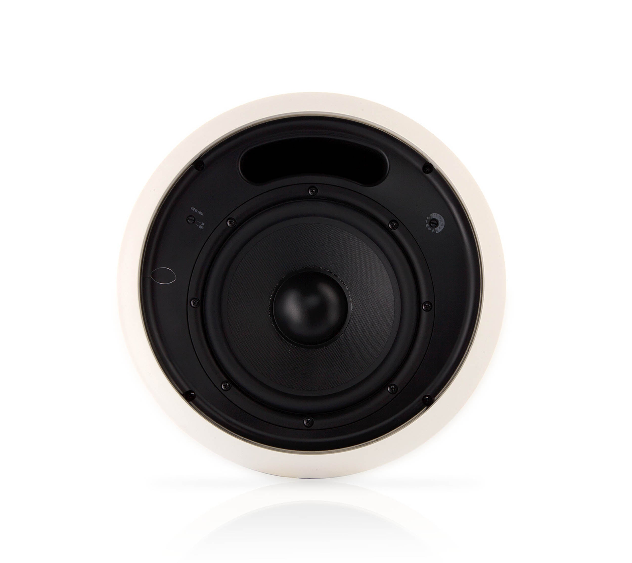 QSC AD-C81TW-WH Ceiling Mount Subwoofer System - White by QSC