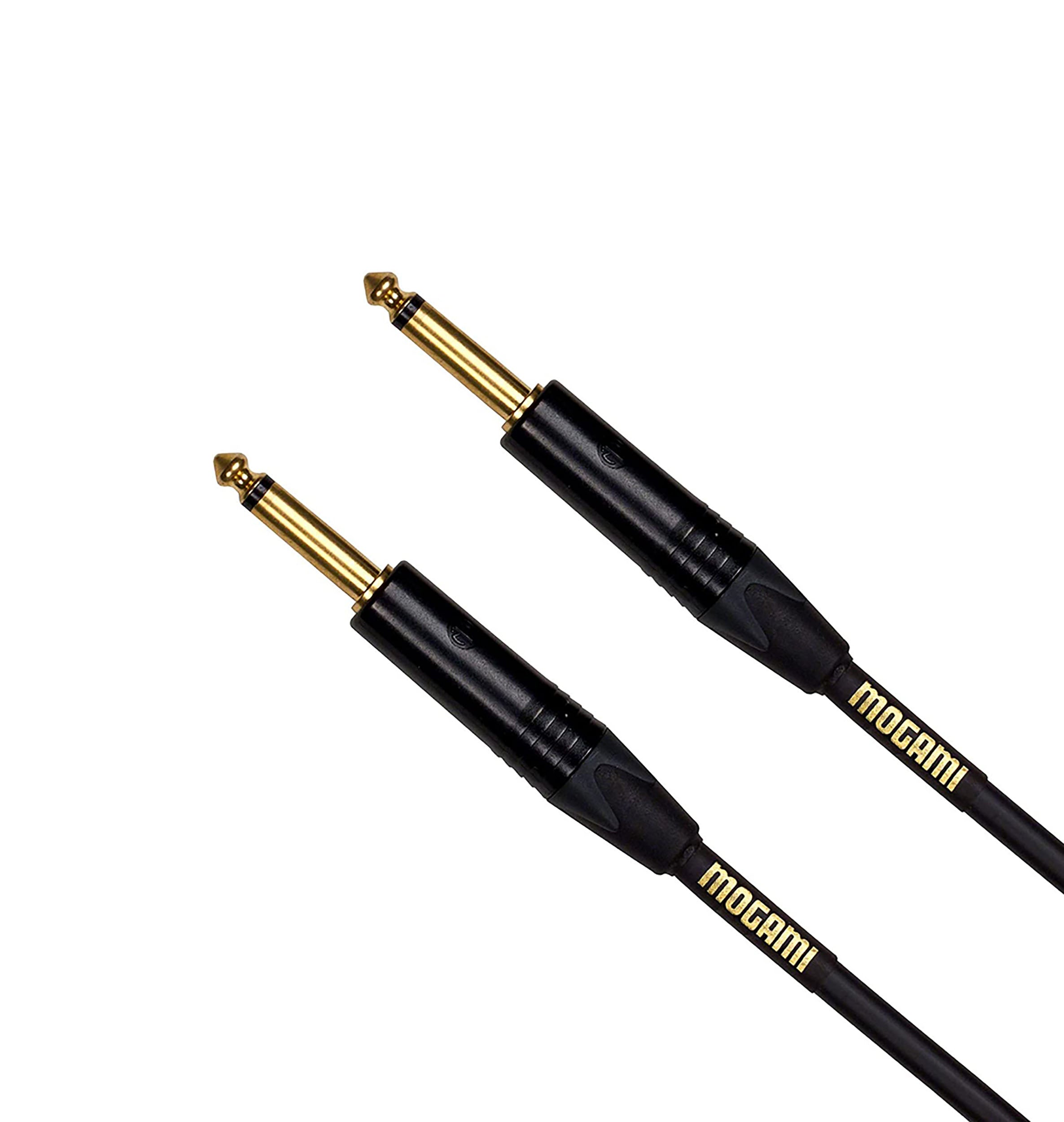 Mogami Gold Instrument-18, 1/4" Straight Plug to 1/4" Straight Plug Premium Guitar Cable - 18 Ft by Mogami