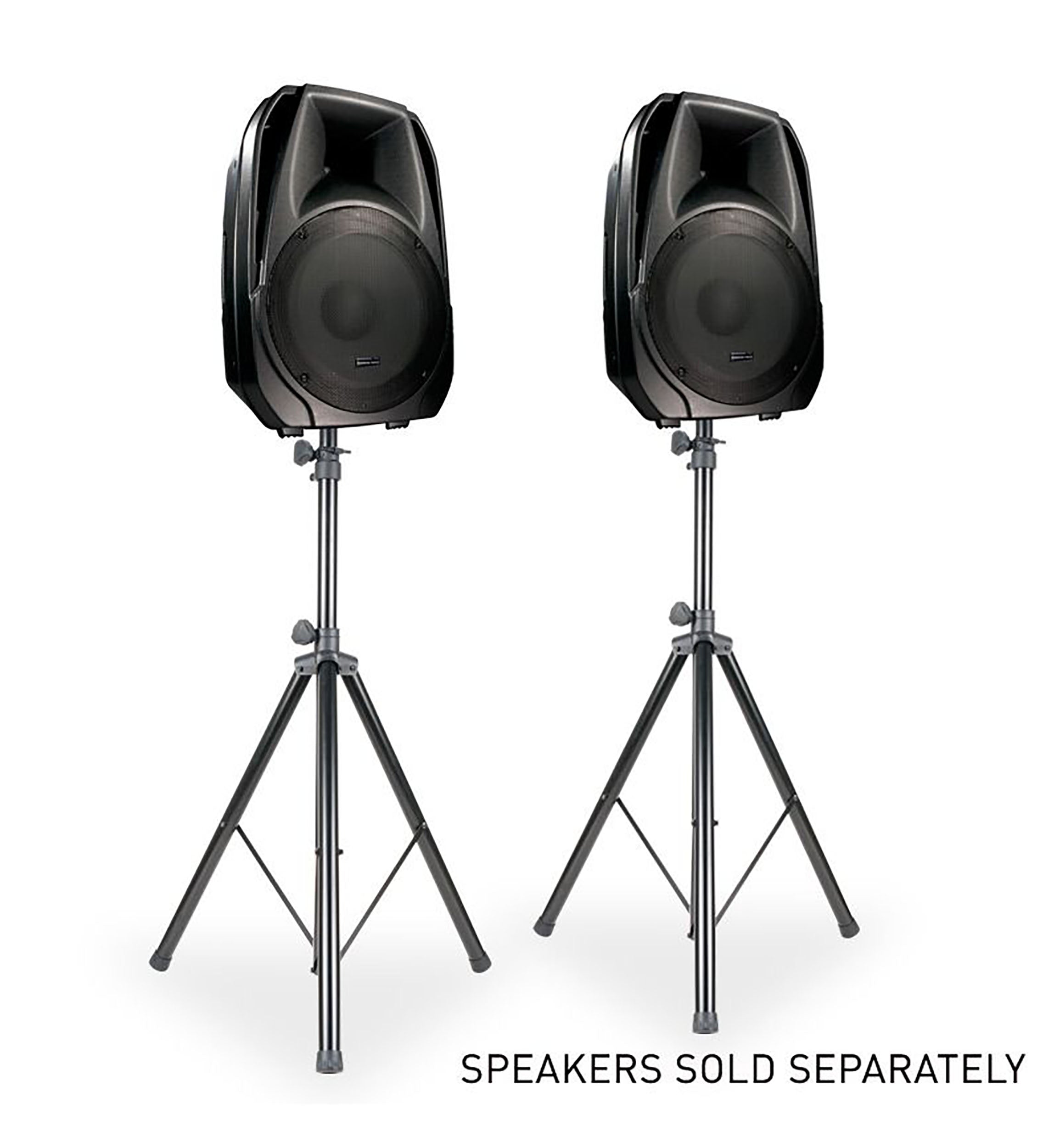 ADJ SPSX2B, Two Universal Speaker Stands with a Carrying Bag by ADJ