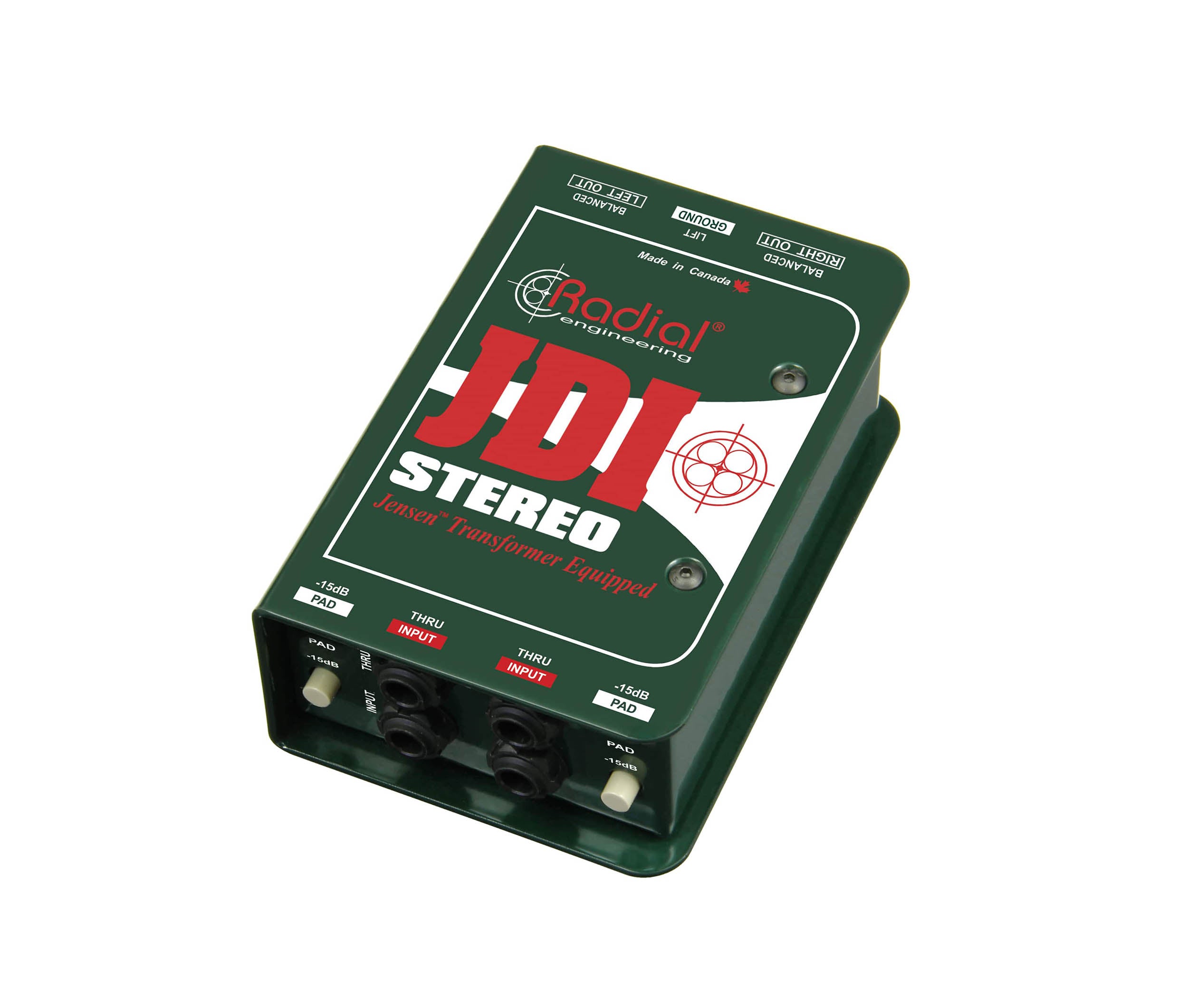 Radial Engineering JDI Stereo, 2-Channel Passive Direct Box by Radial Engineering
