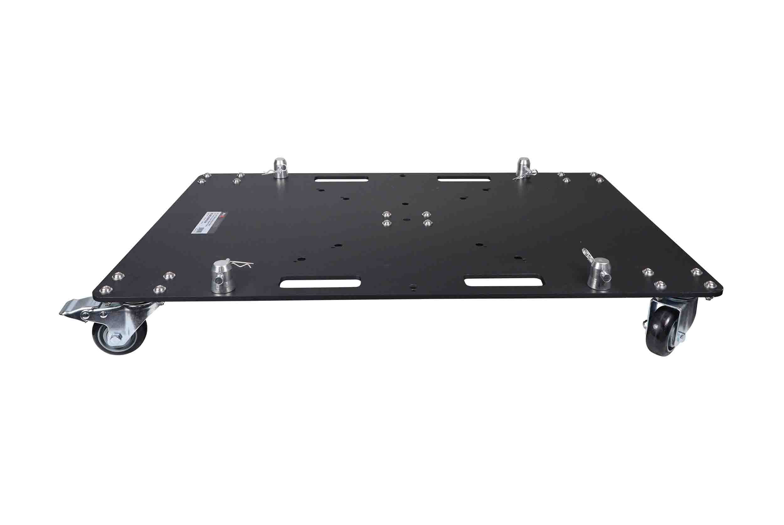 ProX XT-BP2430WBLK 24 x 30 inch Rolling Base Plate for Rapid Grid Modular Truss System with Locking Casters - Black by ProX Cases