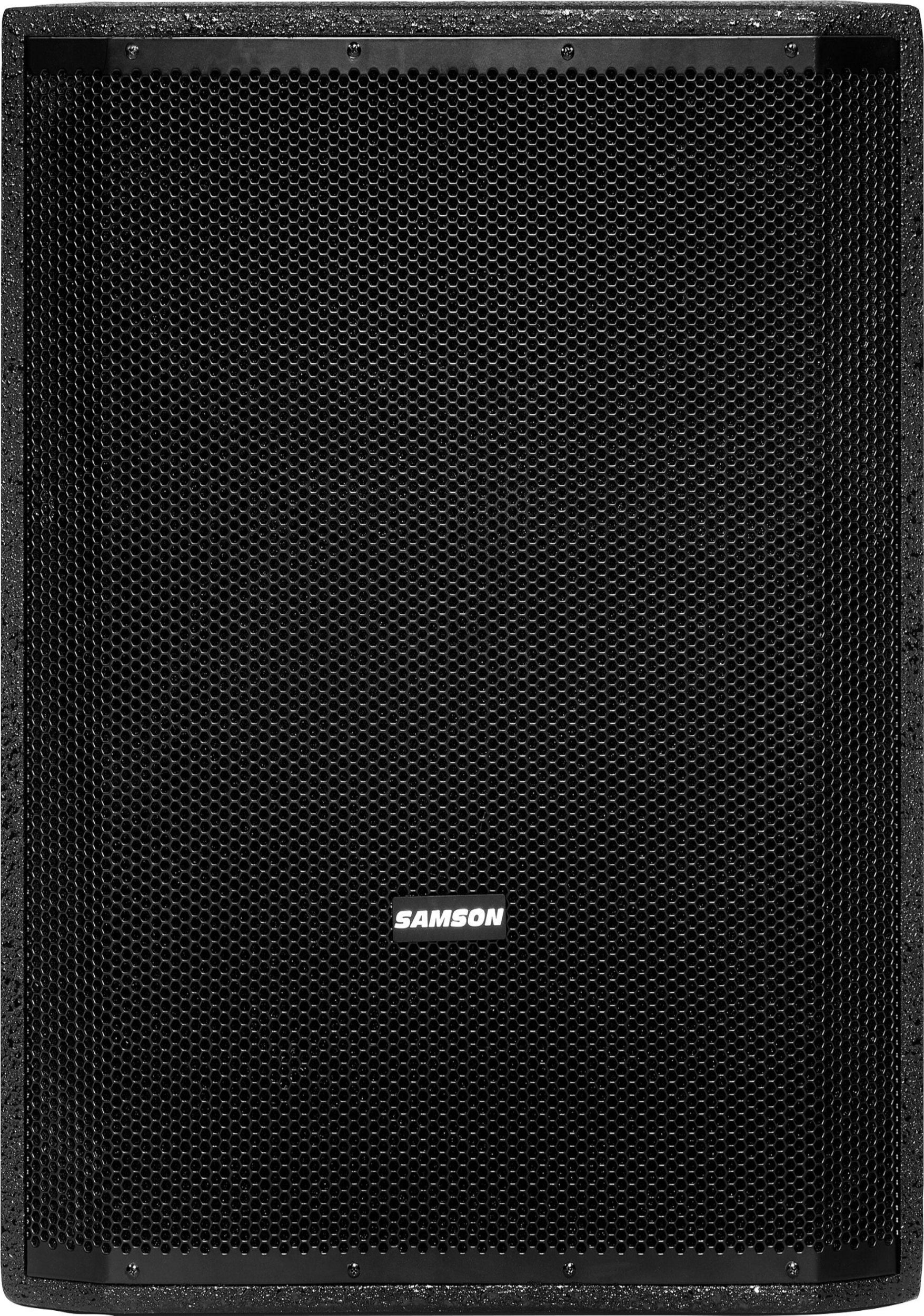 Samson RS1800A, 1000-Watt Active Subwoofer Speaker with 18-Inch Driver - Black by Samson
