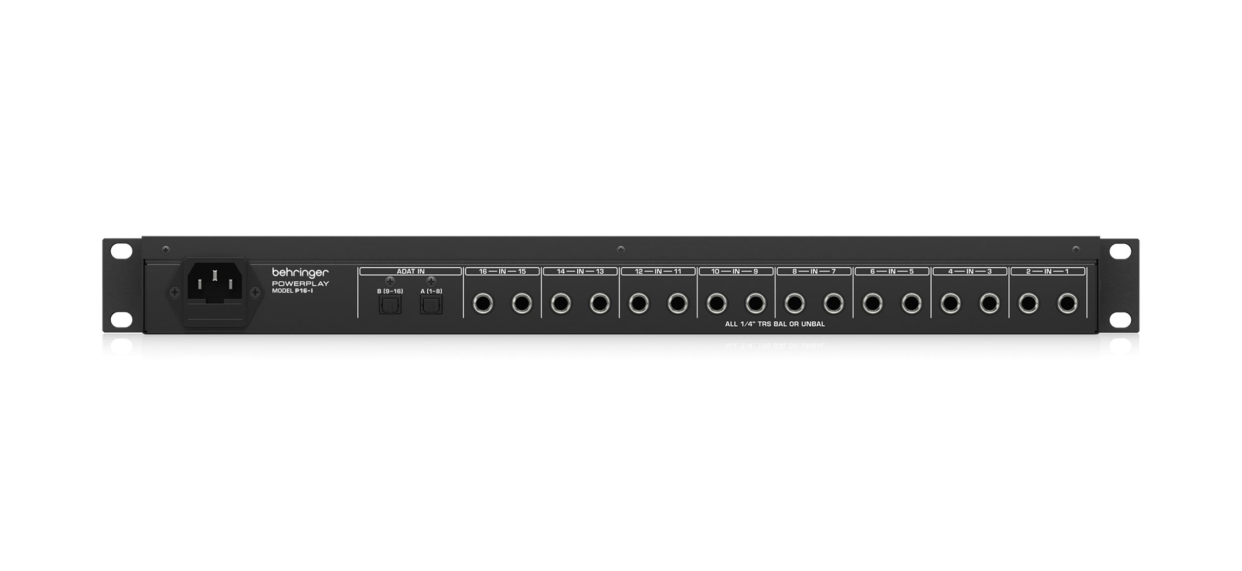 Behringer Powerplay P16-I, 16-Channel 19-Inch Input Module with Analog and ADAT Optical Inputs by Behringer
