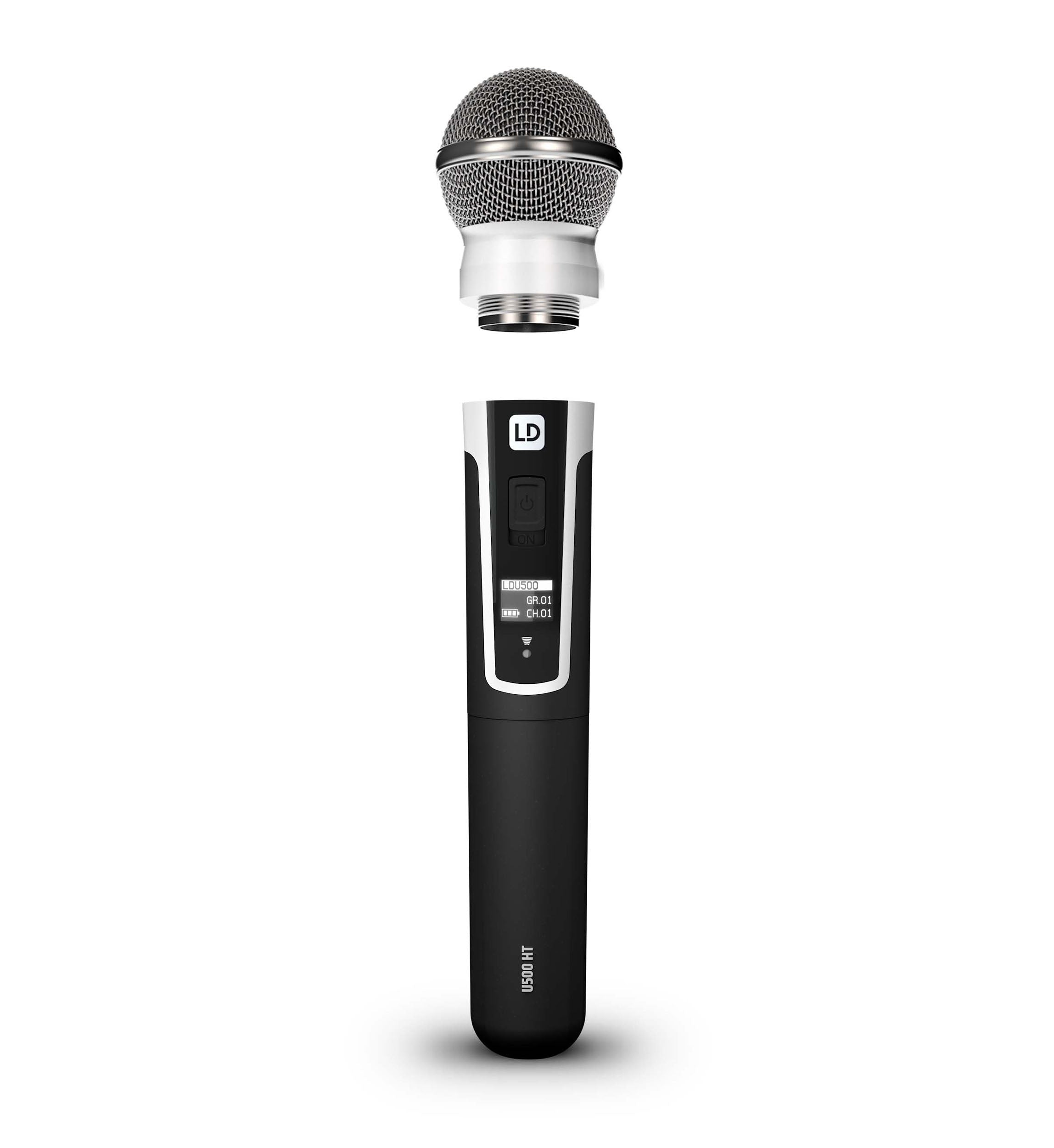 LD Systems U505.1 HHD 2 US, Dual - Wireless Microphone System with 2 x Dynamic Handheld Microphone - 512 - 542 MHz by LD Systems