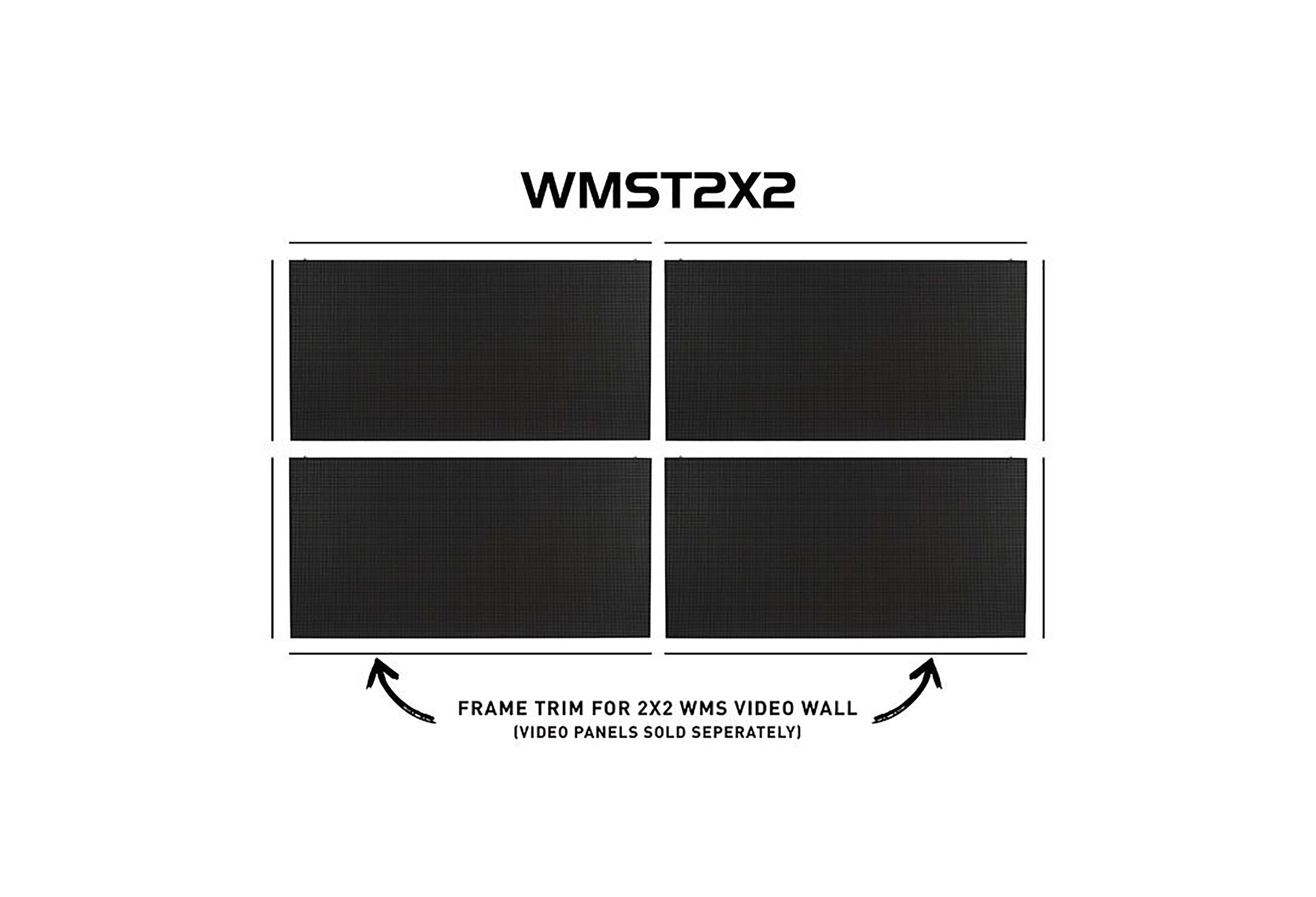 ADJ WMST2X2, Frame Trim Kit for 2x2 WMS Series Video Wall by ADJ