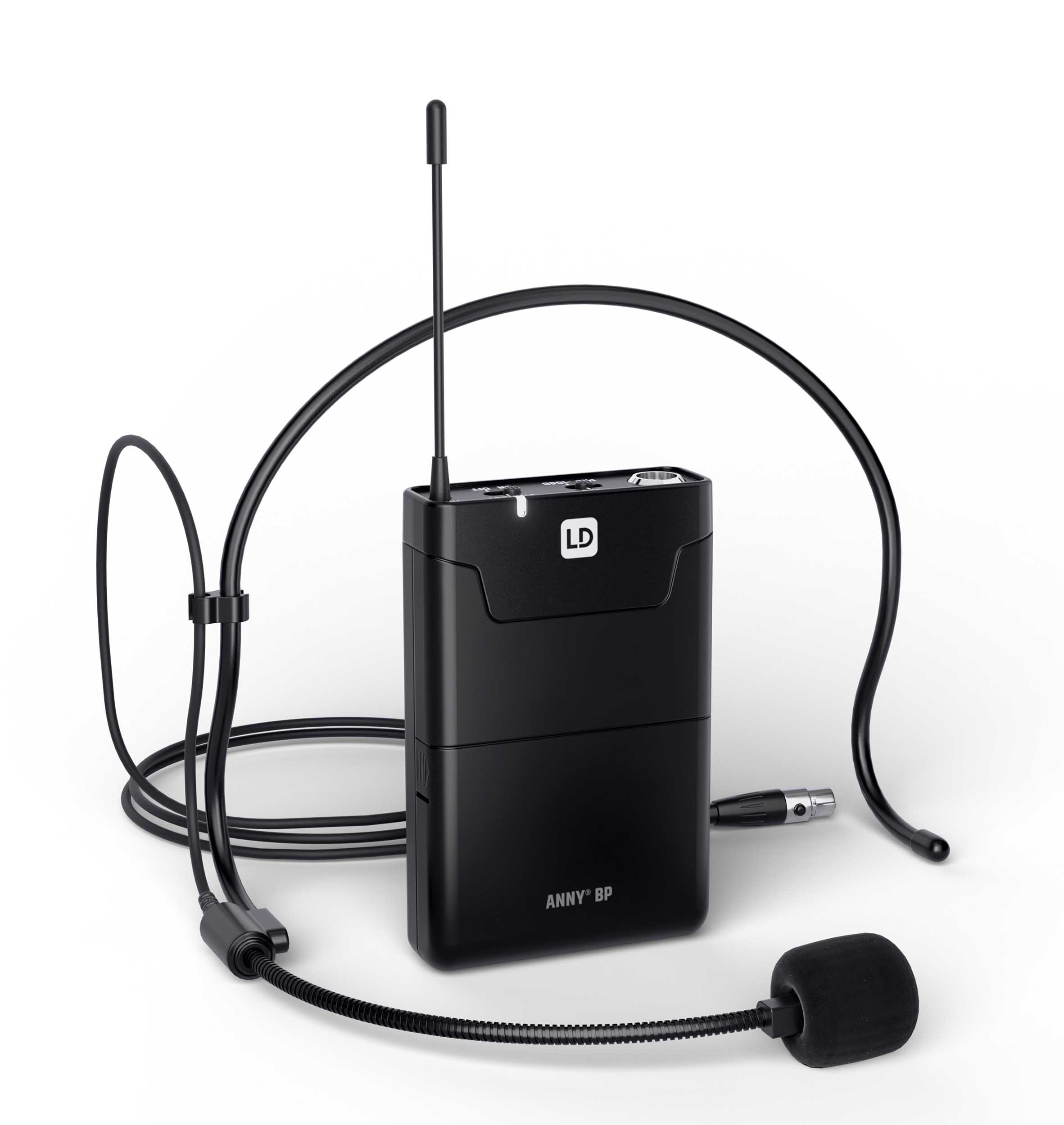 LD System ANNY 10 BPH2 B5.1, 10" Portable Battery-Powered Bluetooth PA System with Mixer and 2x Headset Microphones Including Bodypacks by LD Systems