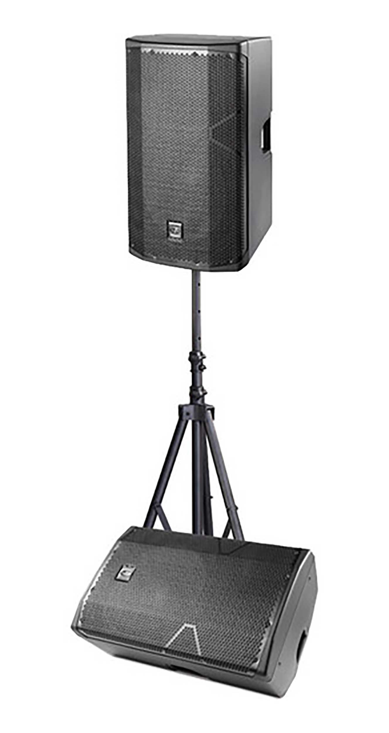 DAS Audio 415ACVRALTEA15 Powered Speaker DJ Package with Cover by DAS Audio