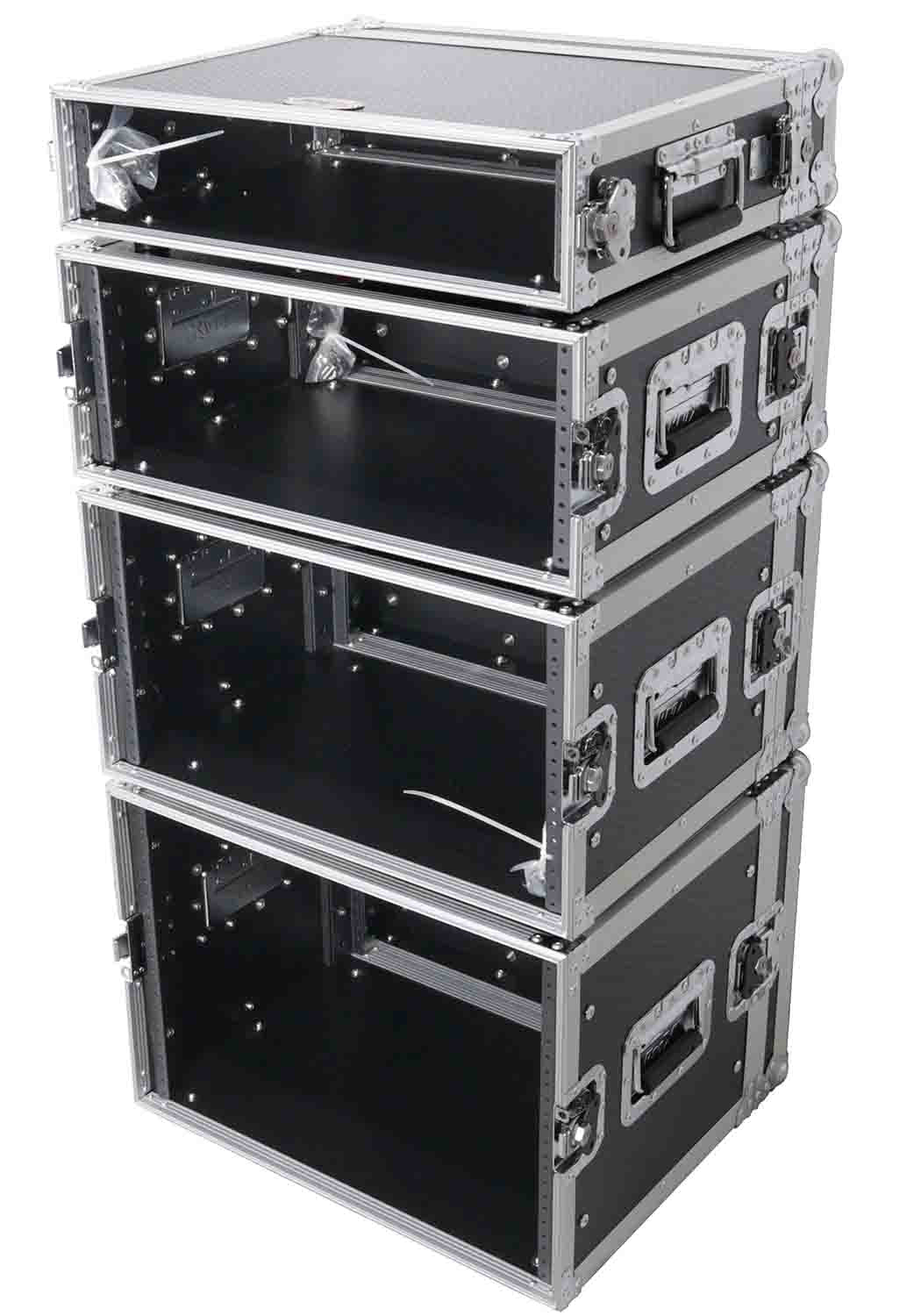 ProX X-4UE 4U Deluxe Effects Rack 14" Deep Rail to Rail with Handles by ProX Cases