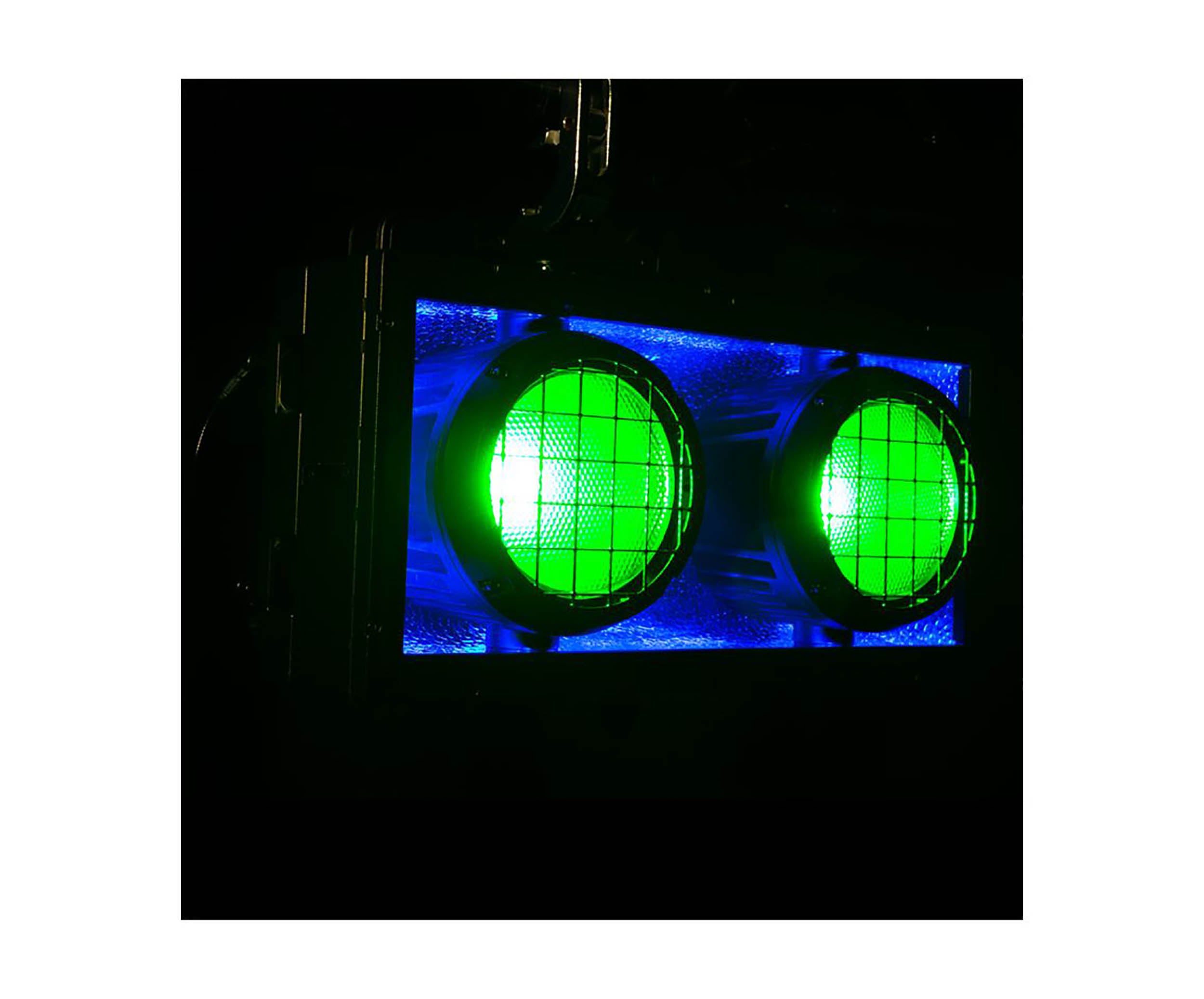 ADJ Lighting Encore DBX, Dual-Lens Blinder/Strobe Fixture with RGB Background LEDs by ADJ