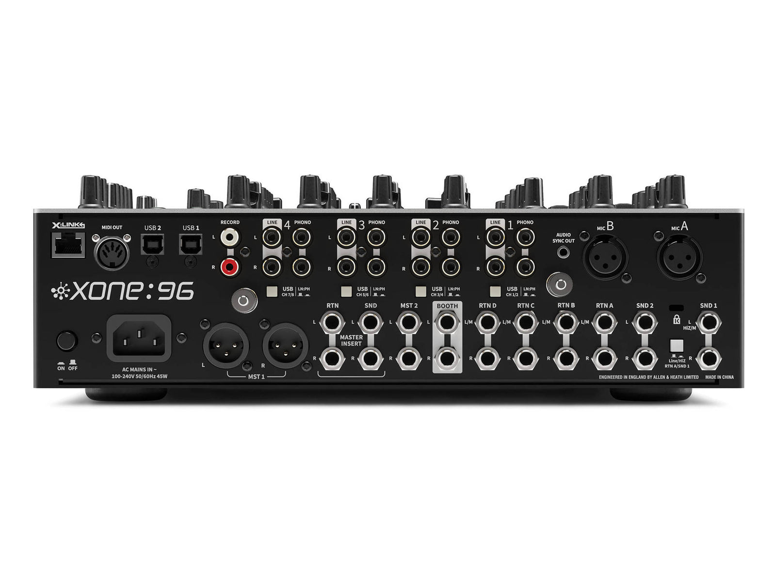 Allen & Heath XONE:96 Analogue DJ Mixer with Audio Interface by ALLEN & HEATH