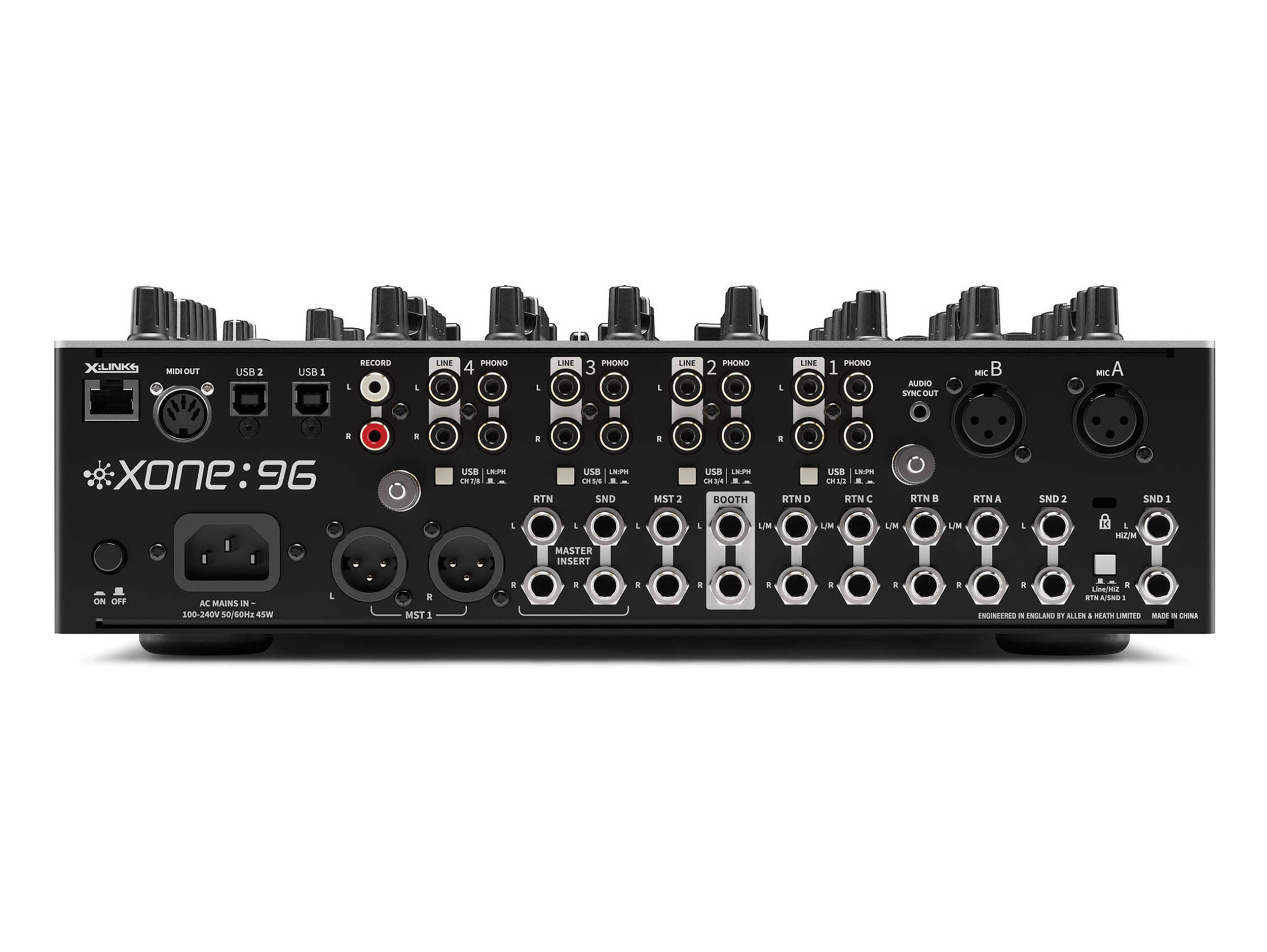 Allen & Heath XONE:96 Analogue DJ Mixer with Audio Interface by ALLEN & HEATH