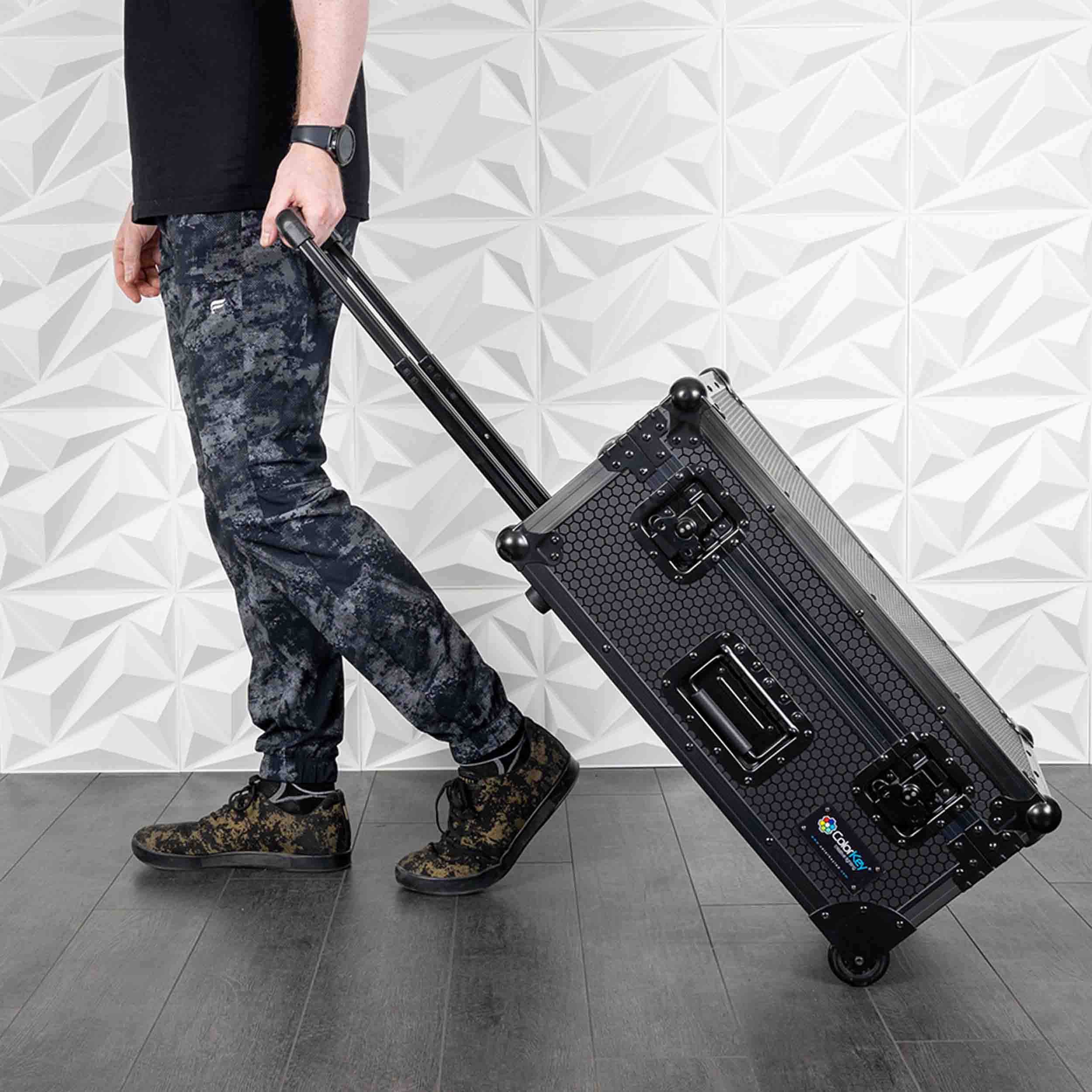 Colorkey CKU-9038 8-pc Charging Road Case Trolley for MobilePar HEX 5 by ColorKey