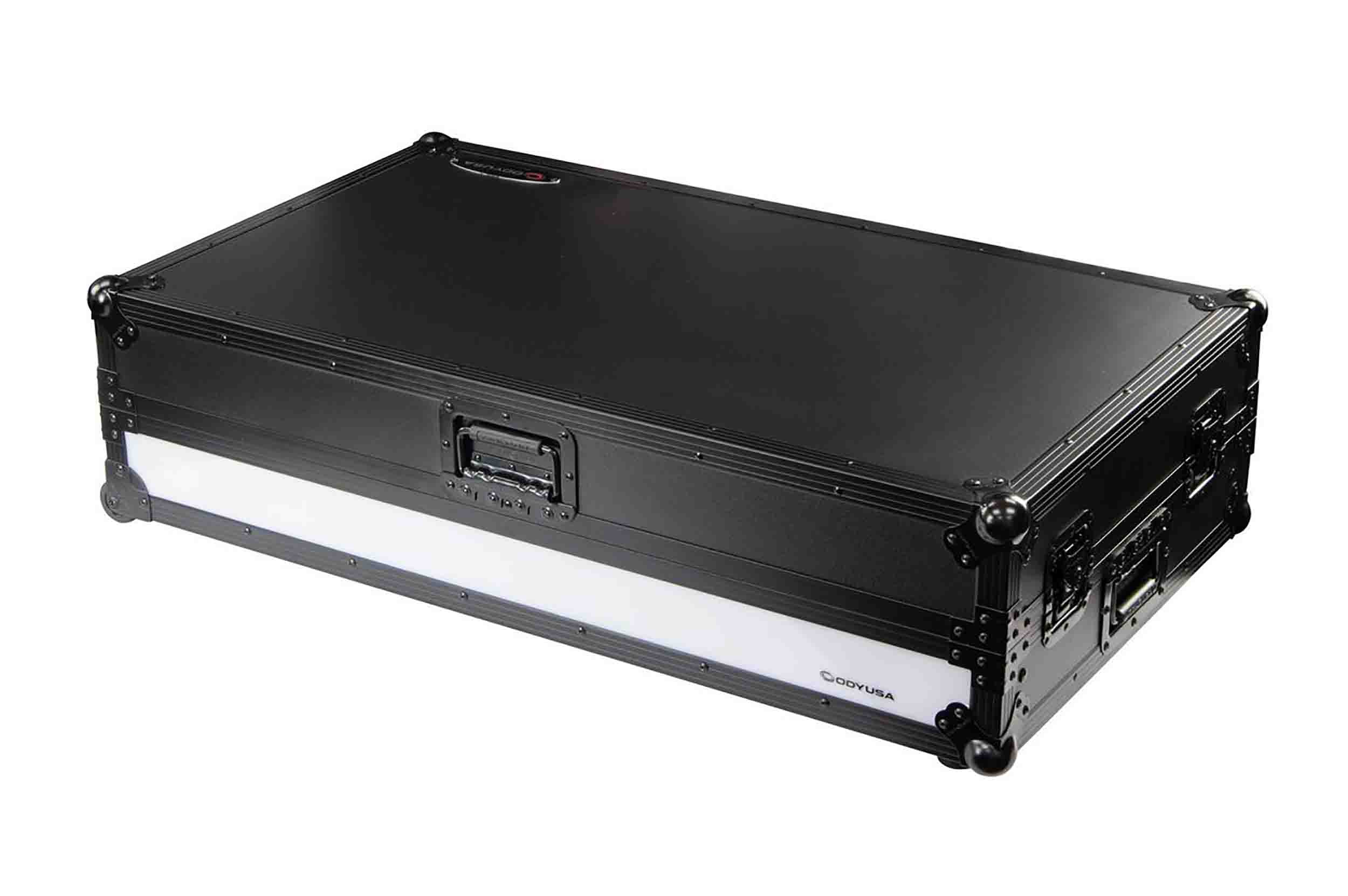 Odyssey FFXOPUSQUADCW1, Flight Effects Case for Pioneer DJ OPUS-QUAD Controller with Glide Style Laptop Platform and Wheels by Odyssey
