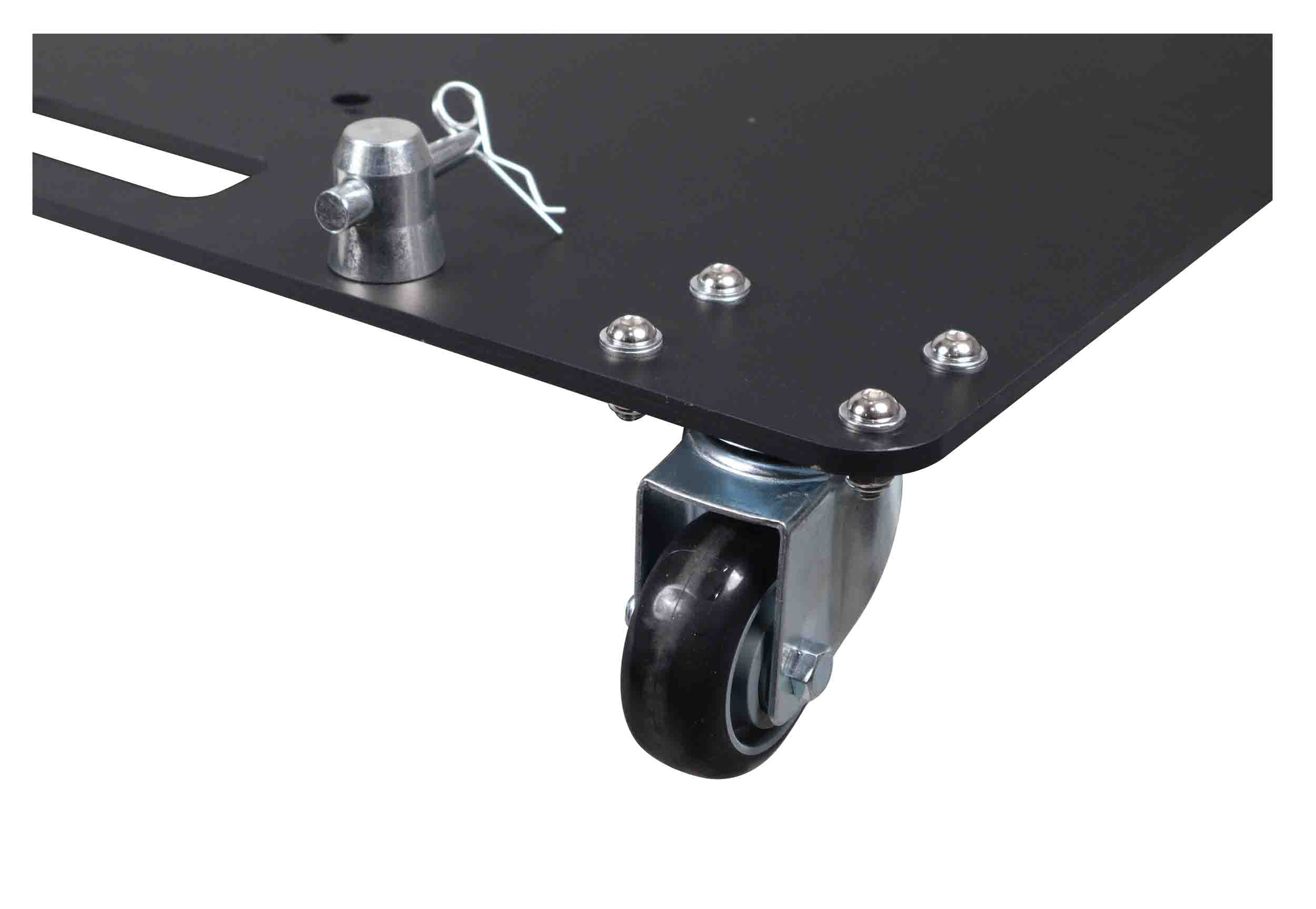 ProX XT-BP2430WBLK 24 x 30 inch Rolling Base Plate for Rapid Grid Modular Truss System with Locking Casters - Black by ProX Cases