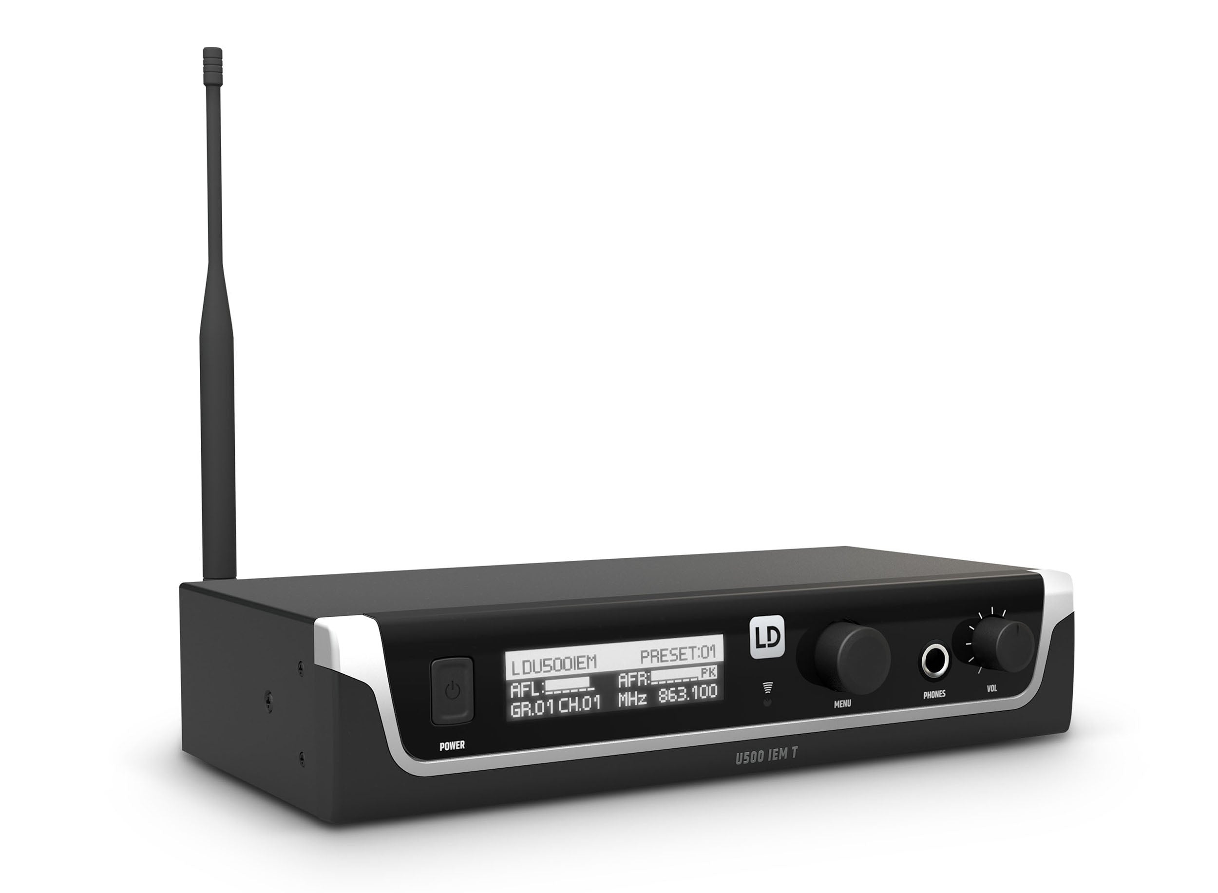 LD Systems U505.1 IEM HP Wireless In-Ear Monitoring System with Earphones - 514 - 542 MHz by LD Systems