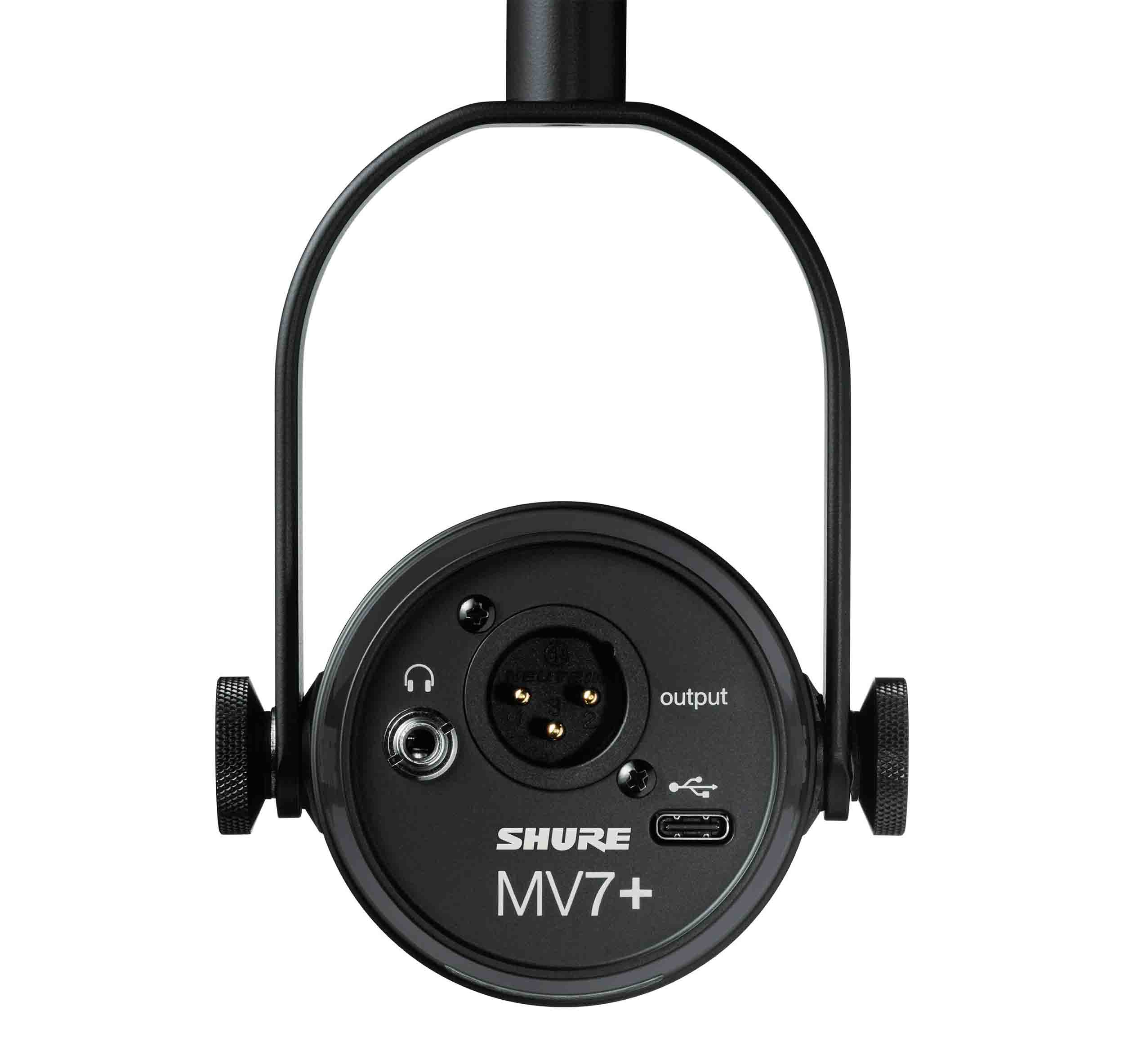 Shure MV7+-K Hybrid Podcast Microphone - Black by Shure