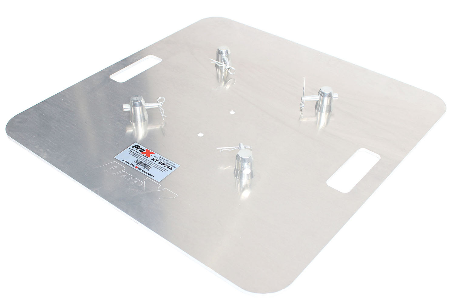 ProX XT-BP24A, 8mm Aluminum Base Plate for F34 and F33 Trussing with Conical Connectors - 24" x 24" by ProX Cases