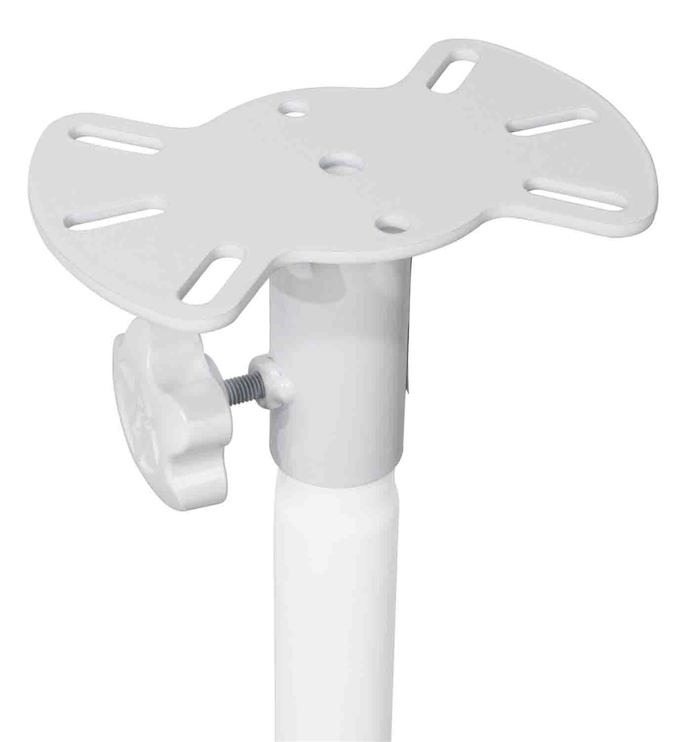 B-Stock: ProX X-SSMPWH, Speaker Stand Mounting Plate for Speakers and Moving Head - White by ProX Cases