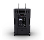 LD System ANNY 10 HHD 2 B5.1, 10" Portable Battery-Powered Bluetooth PA System with Mixer and 2x Wireless Handheld Microphones by LD Systems