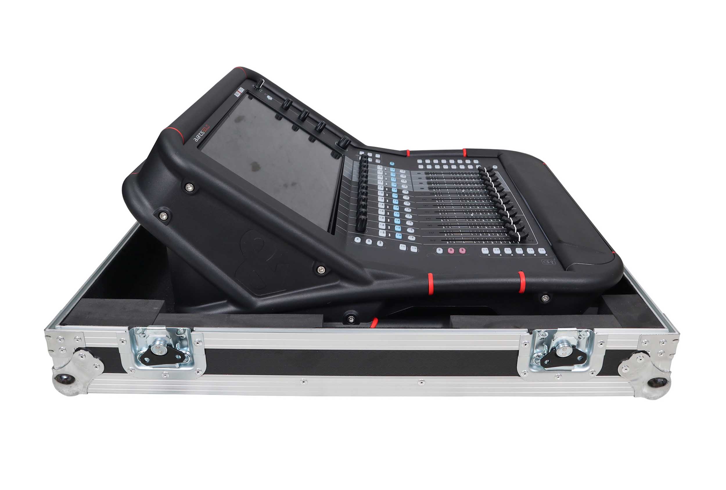 ProX XS-AHAVANTISSOLOW, Fits Allen & Heath AVANTIS SOLO Digital Mixer Console Flight Case with Low Profile Wheels by ProX Cases
