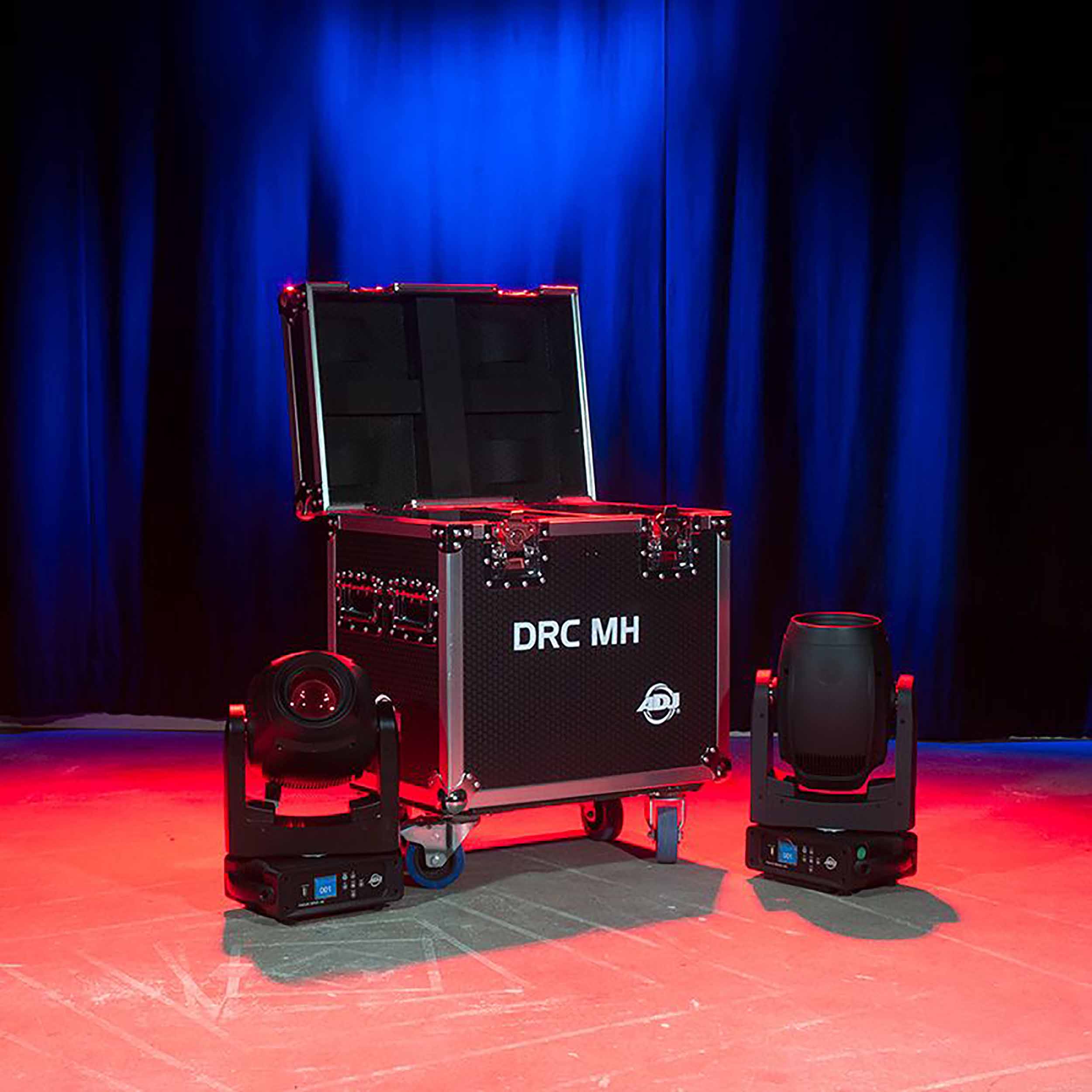 ADJ DRC MH, Dual Road Case for Focus Spot 3Z, 4Z, or Vizi Beam RXONE - Black by ADJ