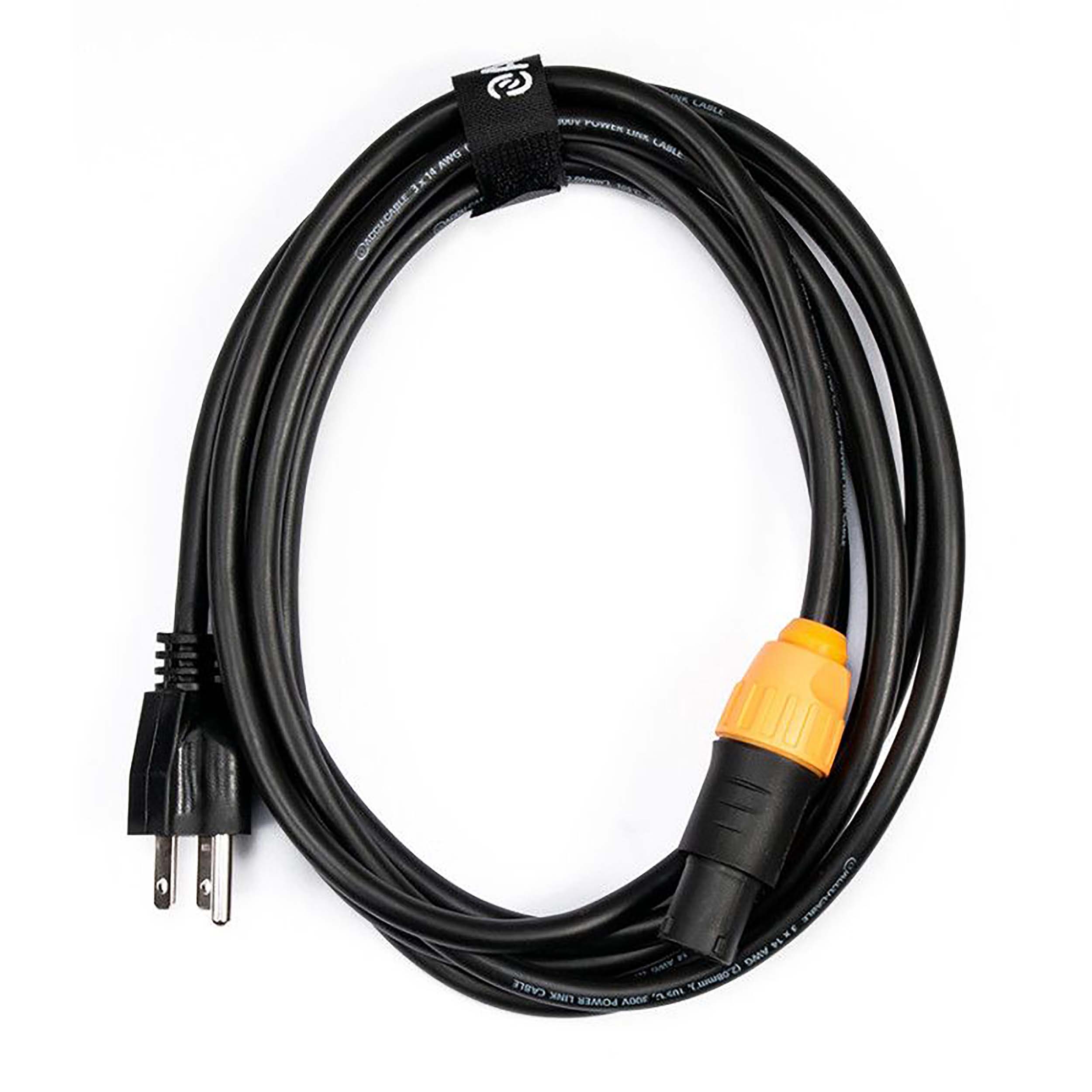 Accu-Cable IP65 Power Twist Lock to 3-Prong Edison Plug Cable by Accu Cable