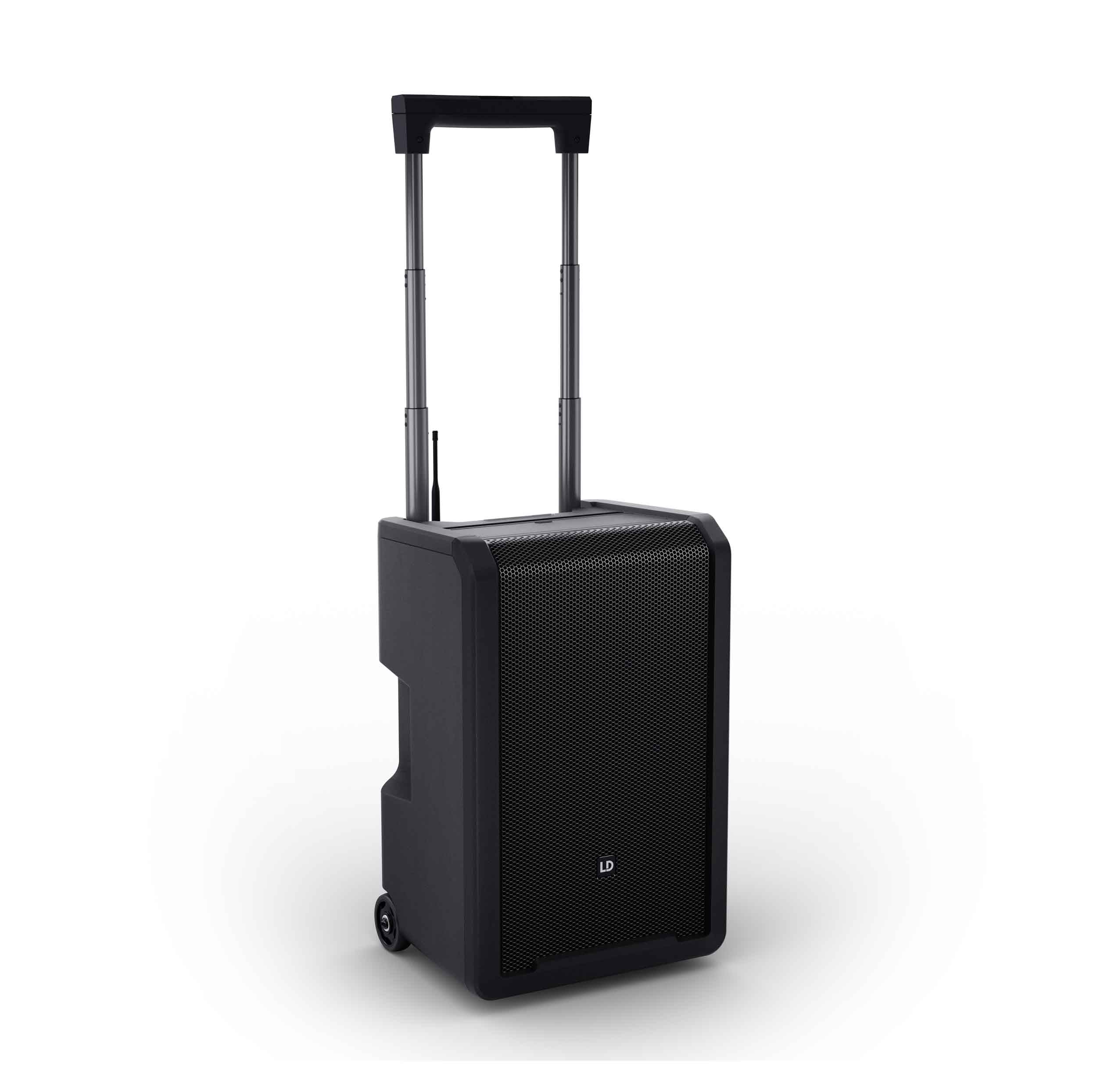 LD Systems ANNY 10 HHD B4.7, 10" Portable Battery-Powered Bluetooth PA System with Mixer And 1x Wireless Handheld Microphone by LD Systems