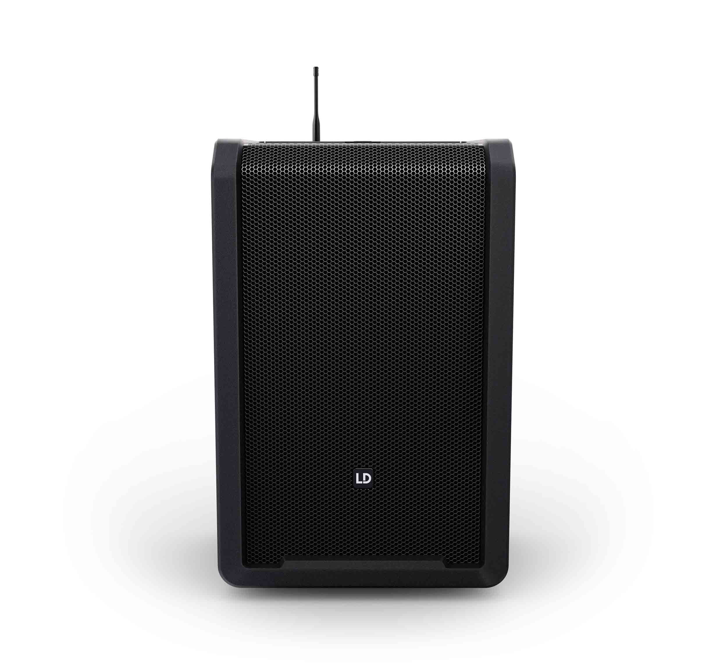 LD Systems ANNY 10 HHD B5.1, 10" Portable Battery-Powered Bluetooth PA System with Mixer And 1x Wireless Handheld Microphone by LD Systems