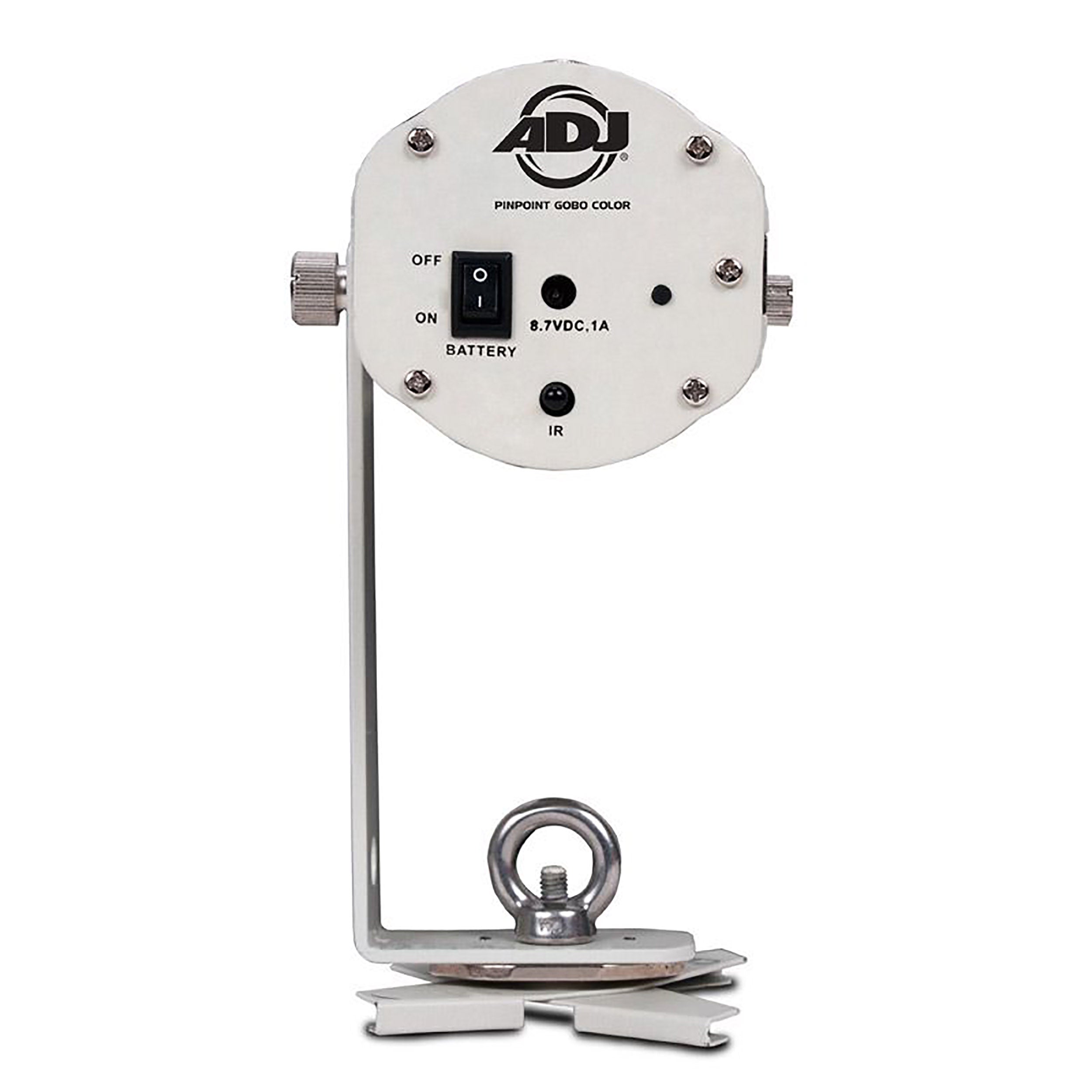 ADJ Pinpoint Gobo Color, Battery Powered GOBO Projector with 10-Watt Quad LED by ADJ