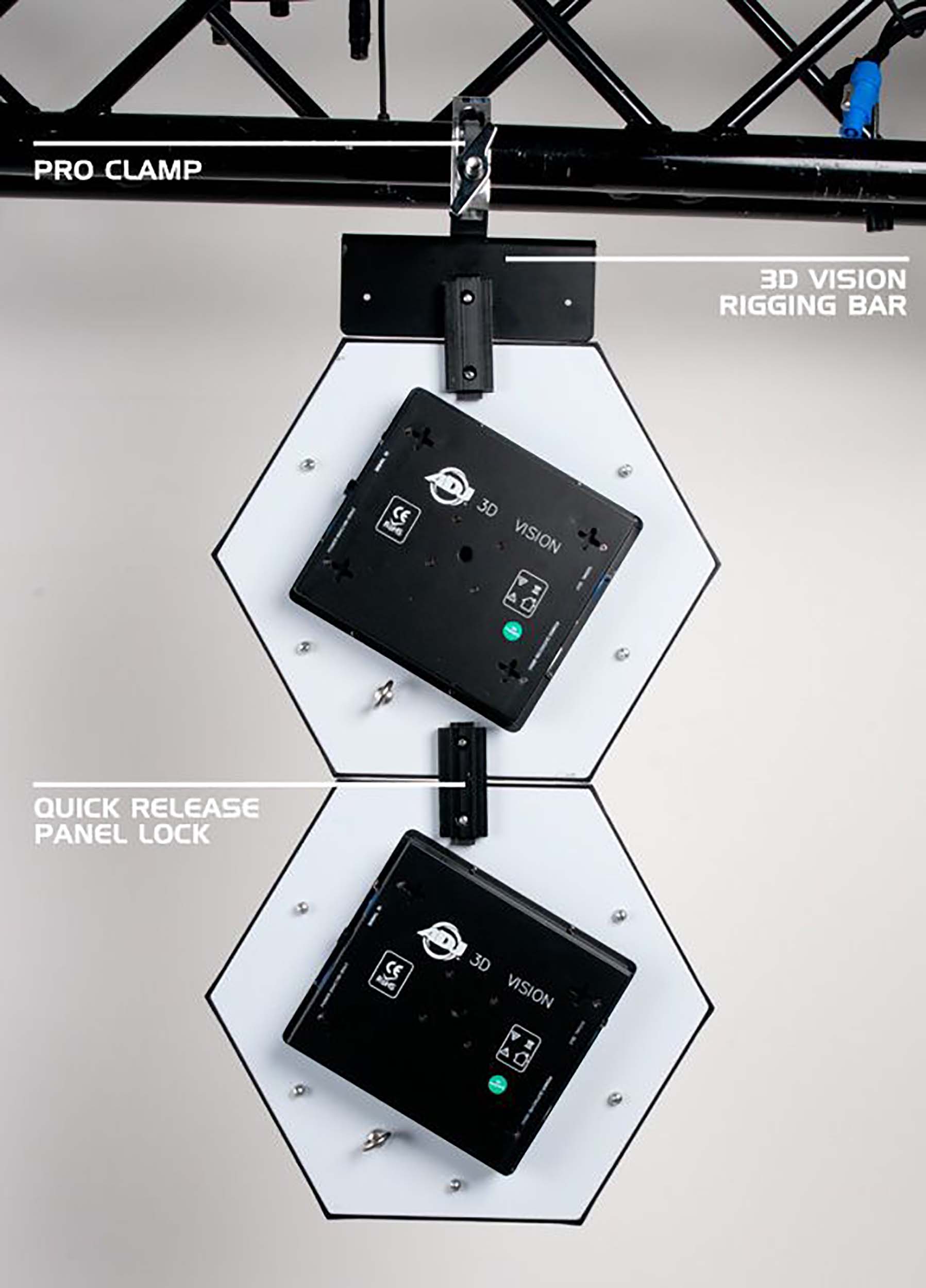 ADJ 3D Vision PL, Quick Lock Panel Connector for 3D Vision Panels by ADJ