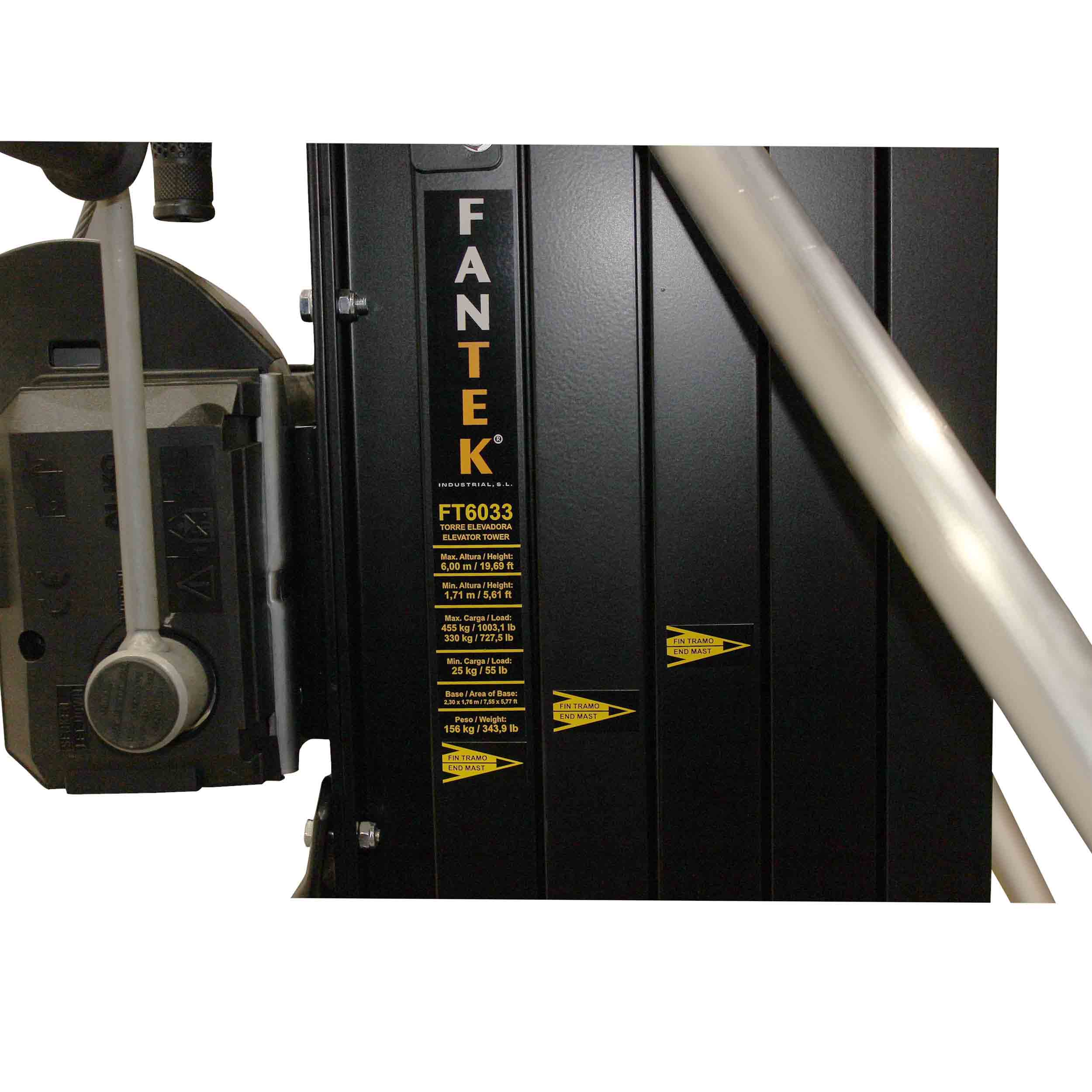 ProX XTF-FT6033 X2 DJ Package Compact Front-Loading Lifting Line Array Systems Tower - 728 lbs. Load Capacity by ProX Cases