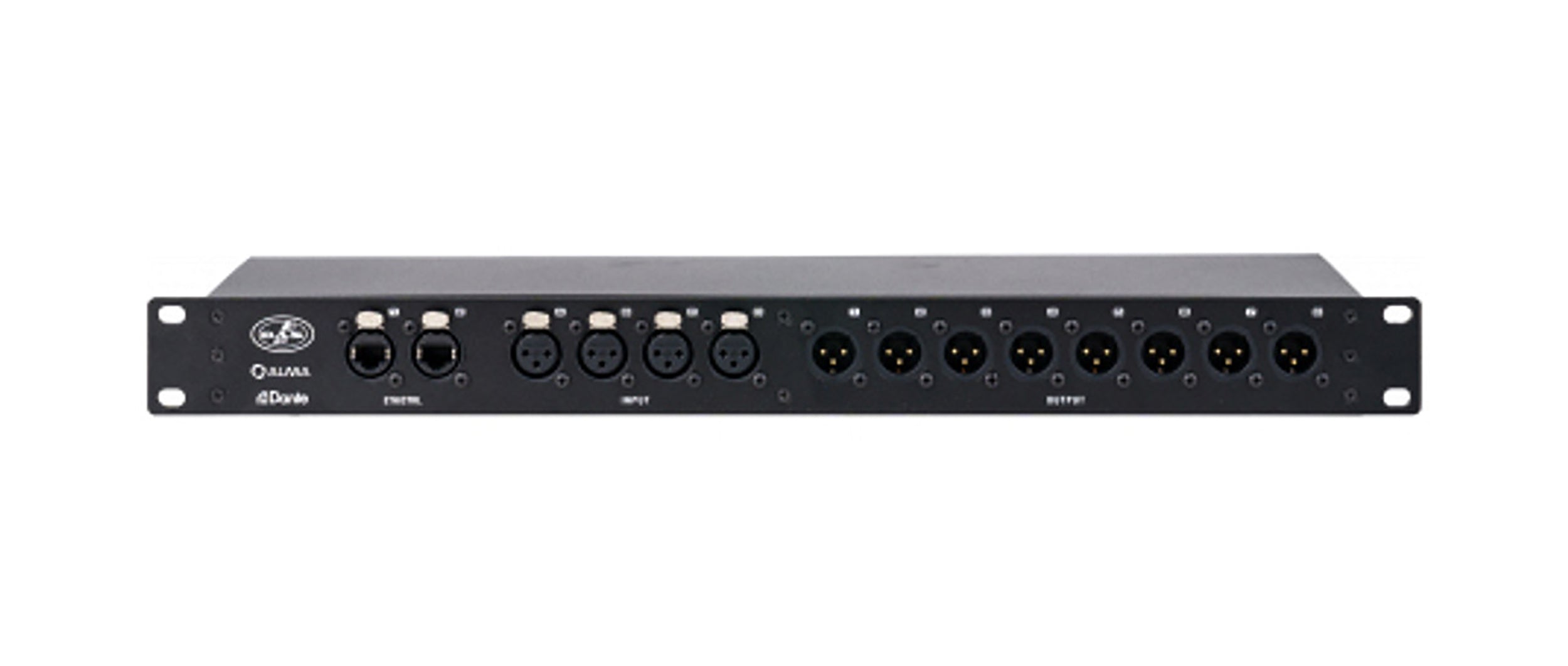 DAS Audio PATCH-M88, Patch Panel with 4In, 8 Out and 2 Ethercon Connectors for ALMA and DANTE Connectivity by DAS Audio