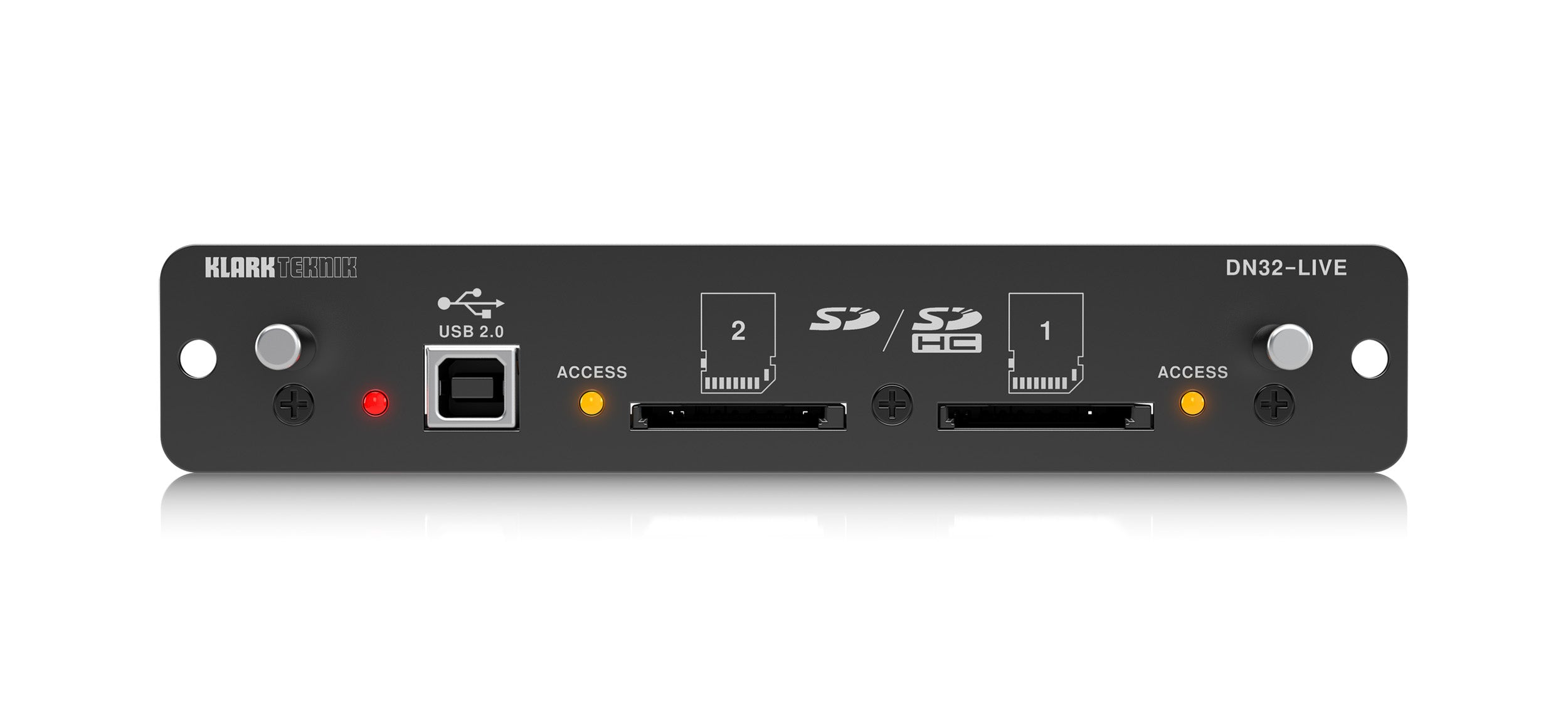 Klark Teknik DN32-LIVE, SD, SDHC and USB 2.0 Expansion Module for 32 Bidirectional-Channels of Live Recording by Klark Teknik