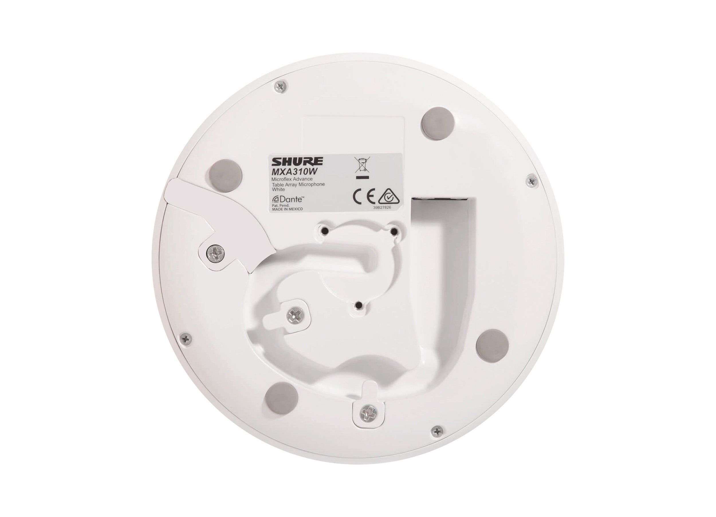 Shure 310X B-V Ecosystem DJ Package Including 2 MXA310B Microphone, 1 P300-IMXAudio Processor, 2 MXN5W-C Ceiling Loudspeaker and 2 Tile Bridge by Shure