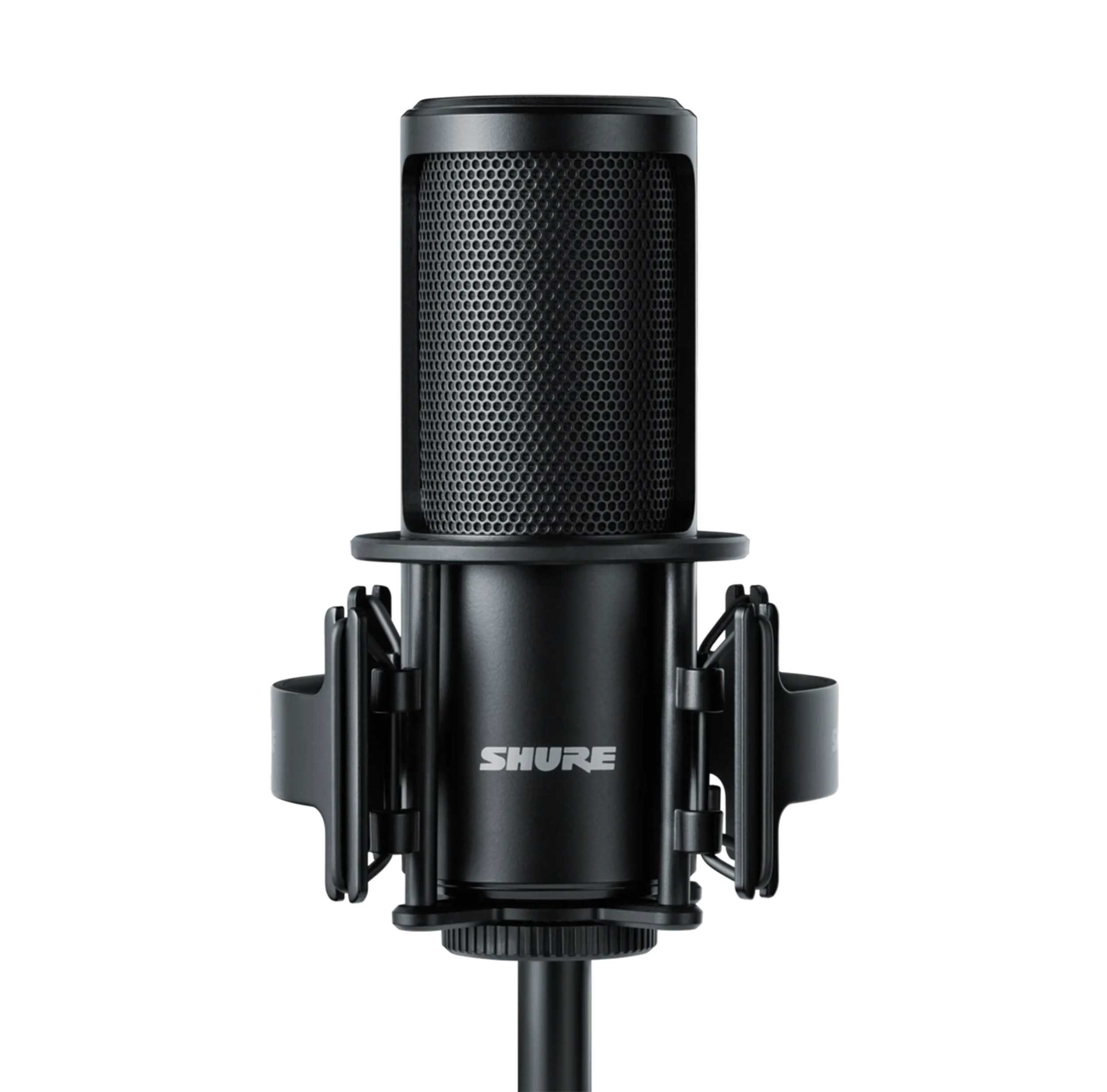 Shure SM4-K-KIT Dual-Diaphragm Condenser Microphone with Shock Mount and Pop Filter by Shure