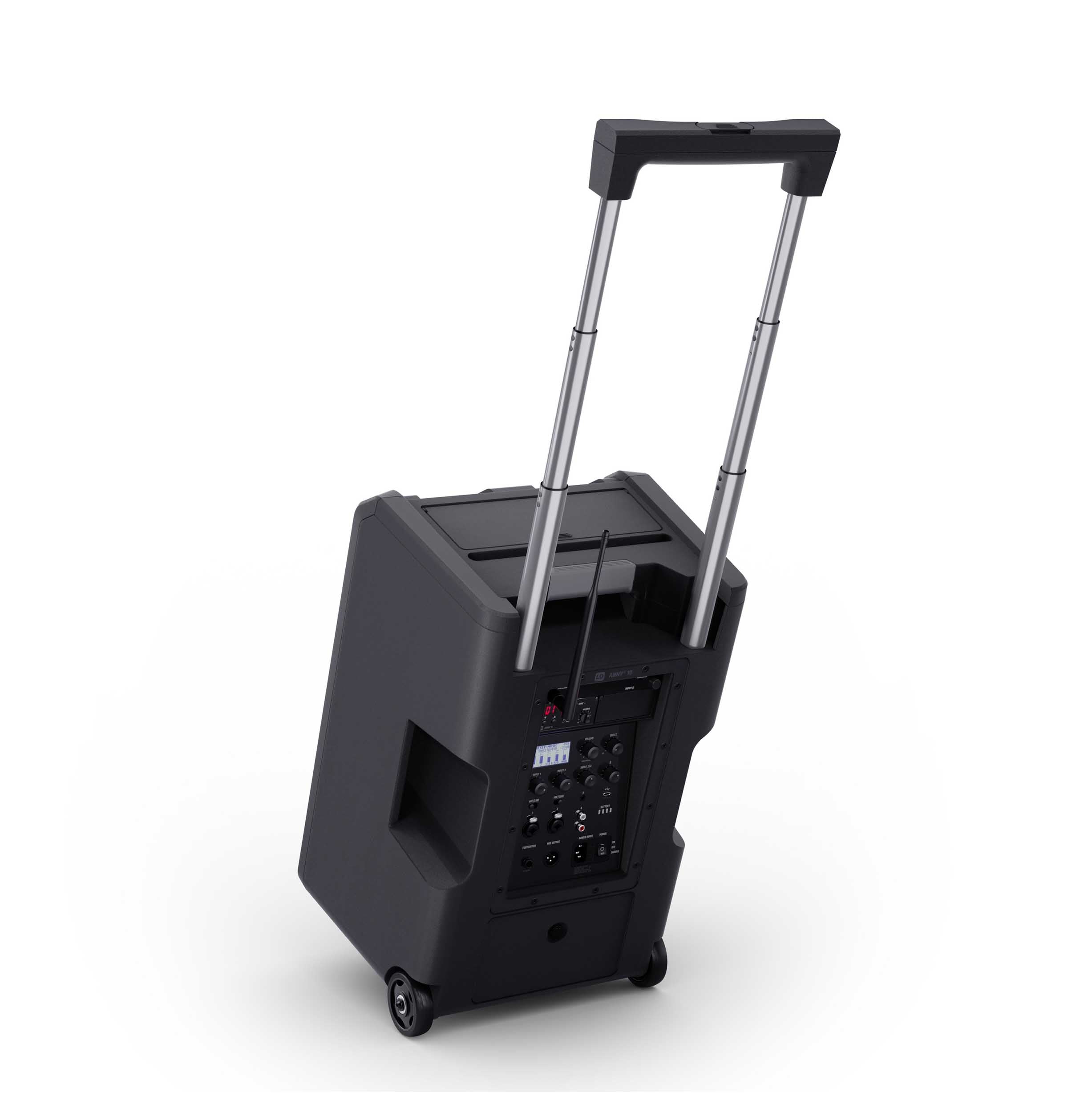 LD Systems ANNY 10 HHD B4.7, 10" Portable Battery-Powered Bluetooth PA System with Mixer And 1x Wireless Handheld Microphone by LD Systems