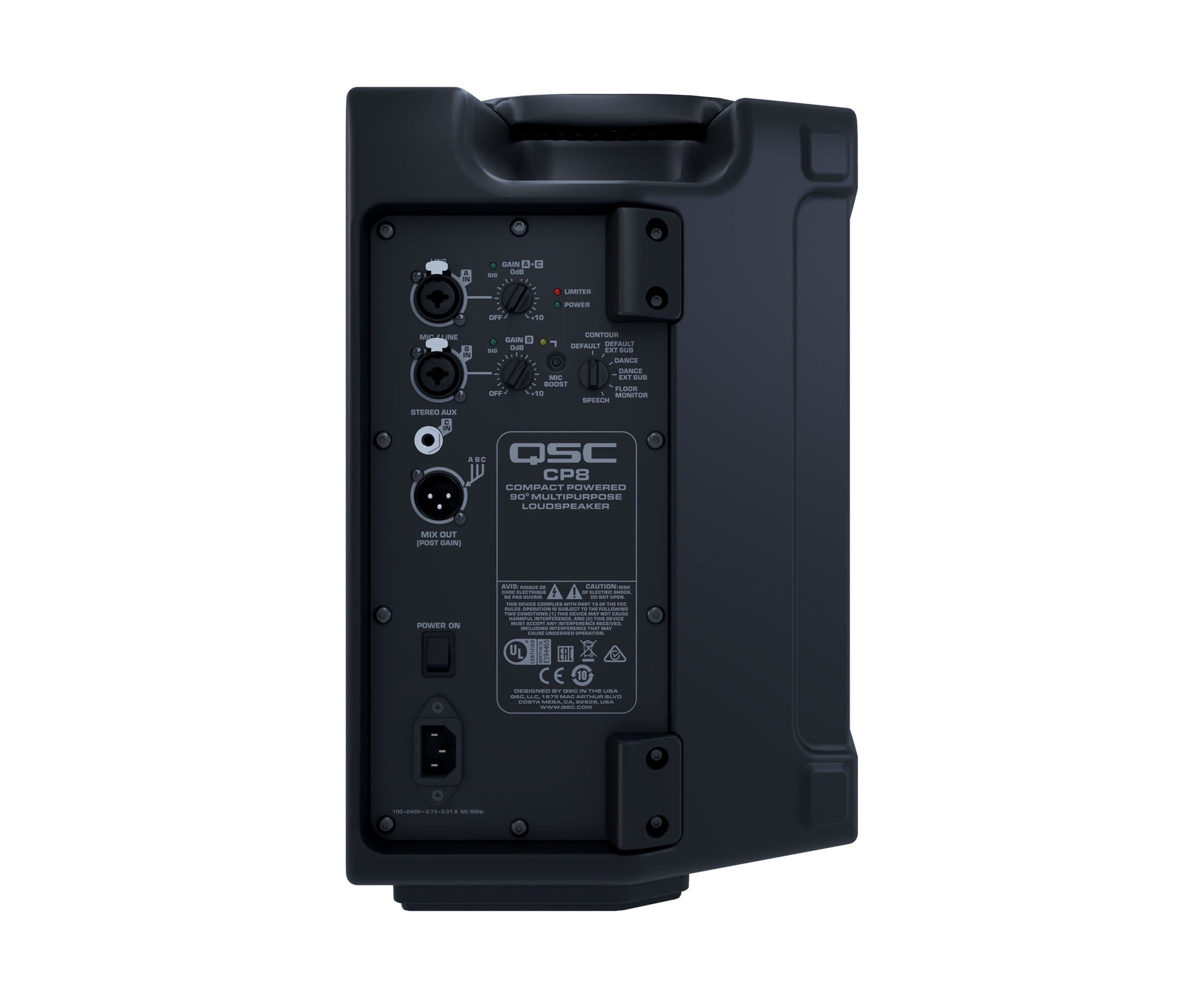 QSC CP8 Compact Powered Loudspeaker by QSC