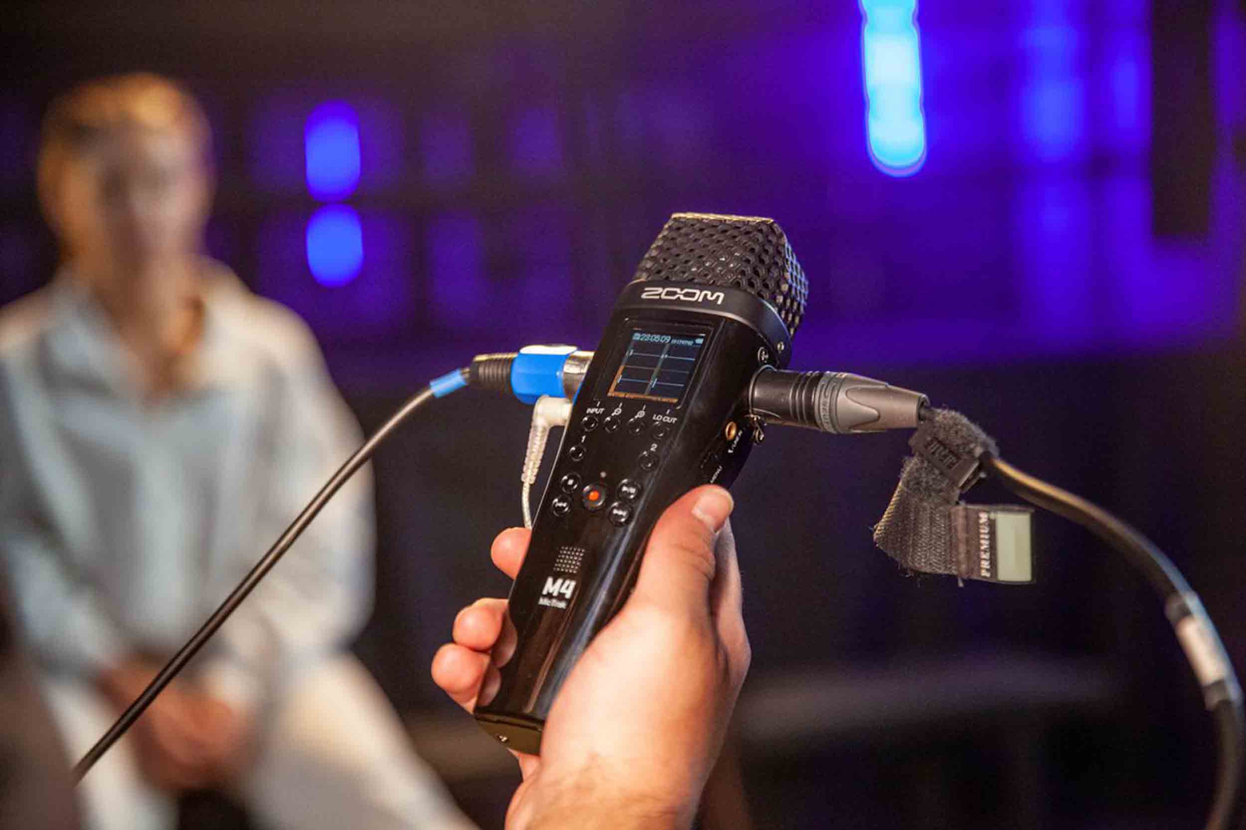 Zoom M4 MicTrak, 4 Track Handheld Recorder 32-bit Float with Timecode Generator by Zoom