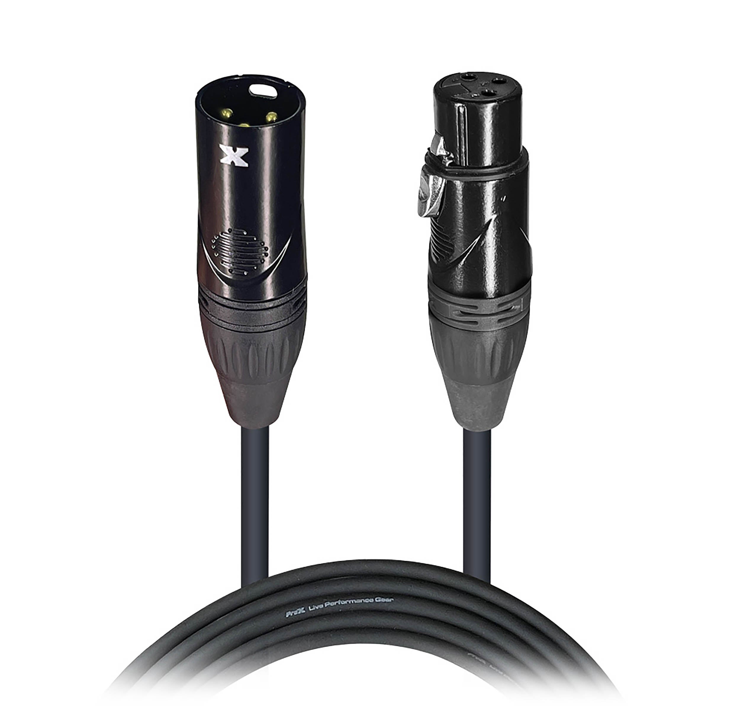 ProX XC-MIC25 Balanced XLR-F to XLR-M High Performance Microphone Cable - 25 Feet by ProX Cases