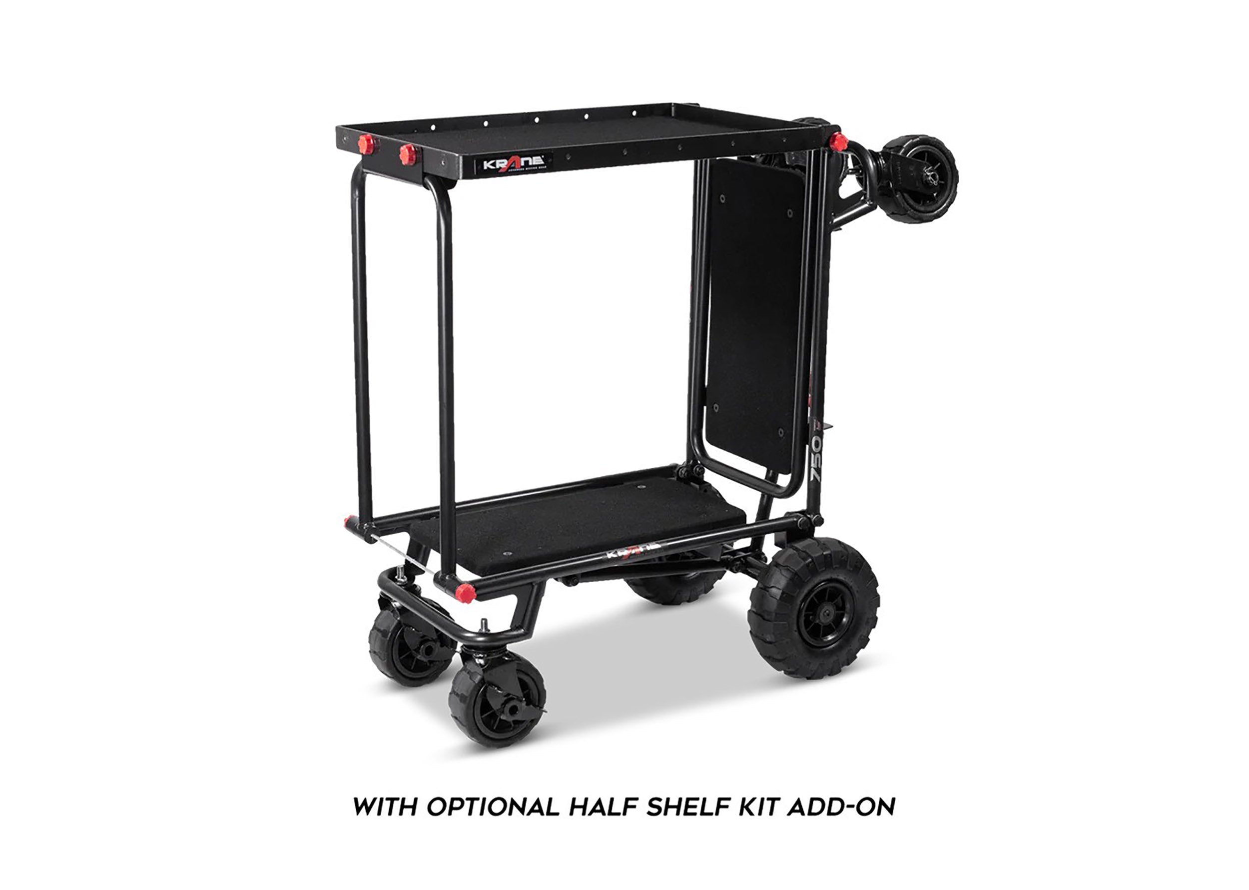 B-Stock: Krane AMG750-AT ALL-TERRAIN Heavy Duty Equipment Cart - Multi-Mode Folding Longbed with 750 lb Capacity by Krane AMG