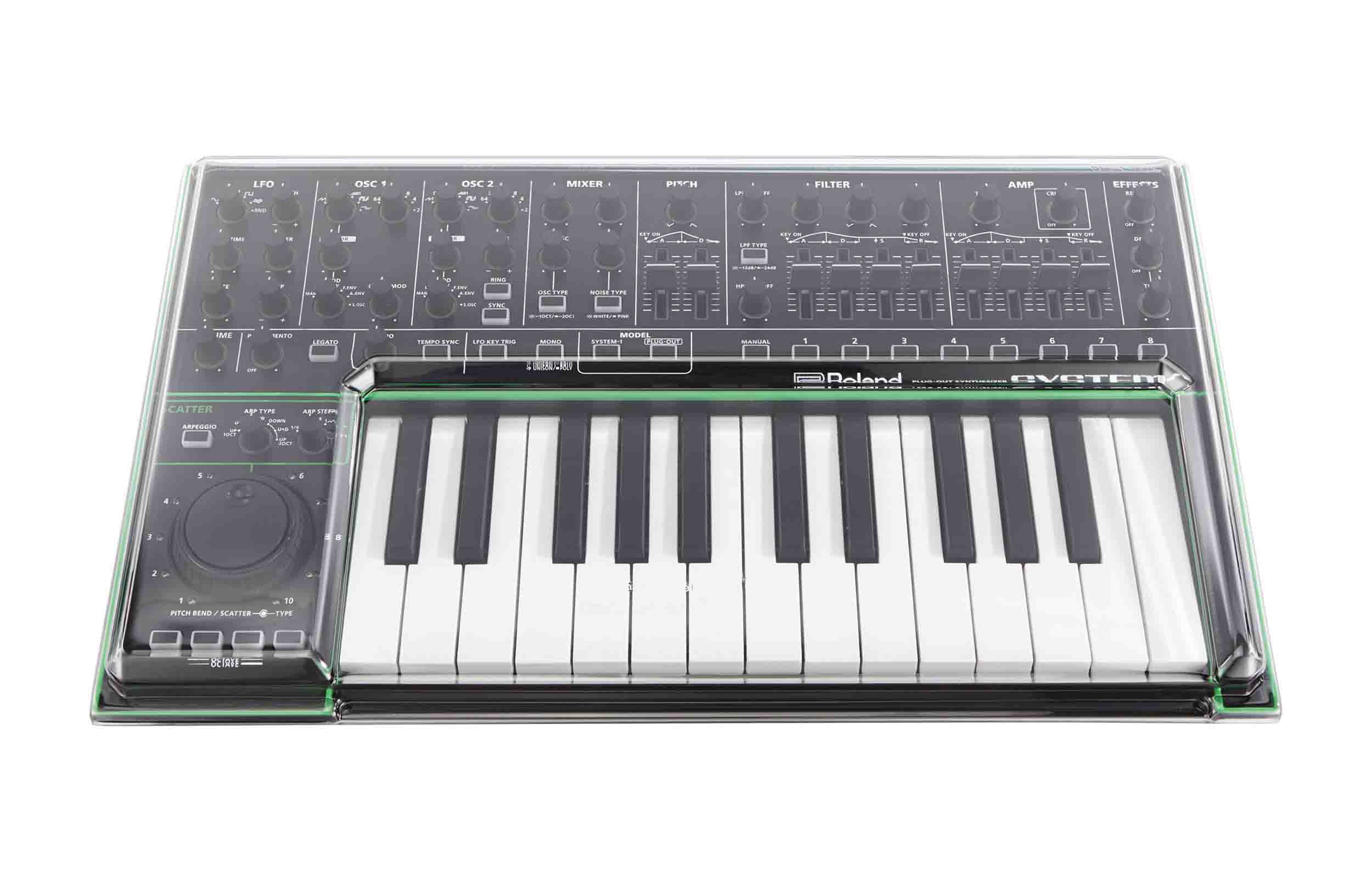 Decksaver DSS-PC-SYSTEM1, DJ Cover for Roland Aira System 1 by Decksaver