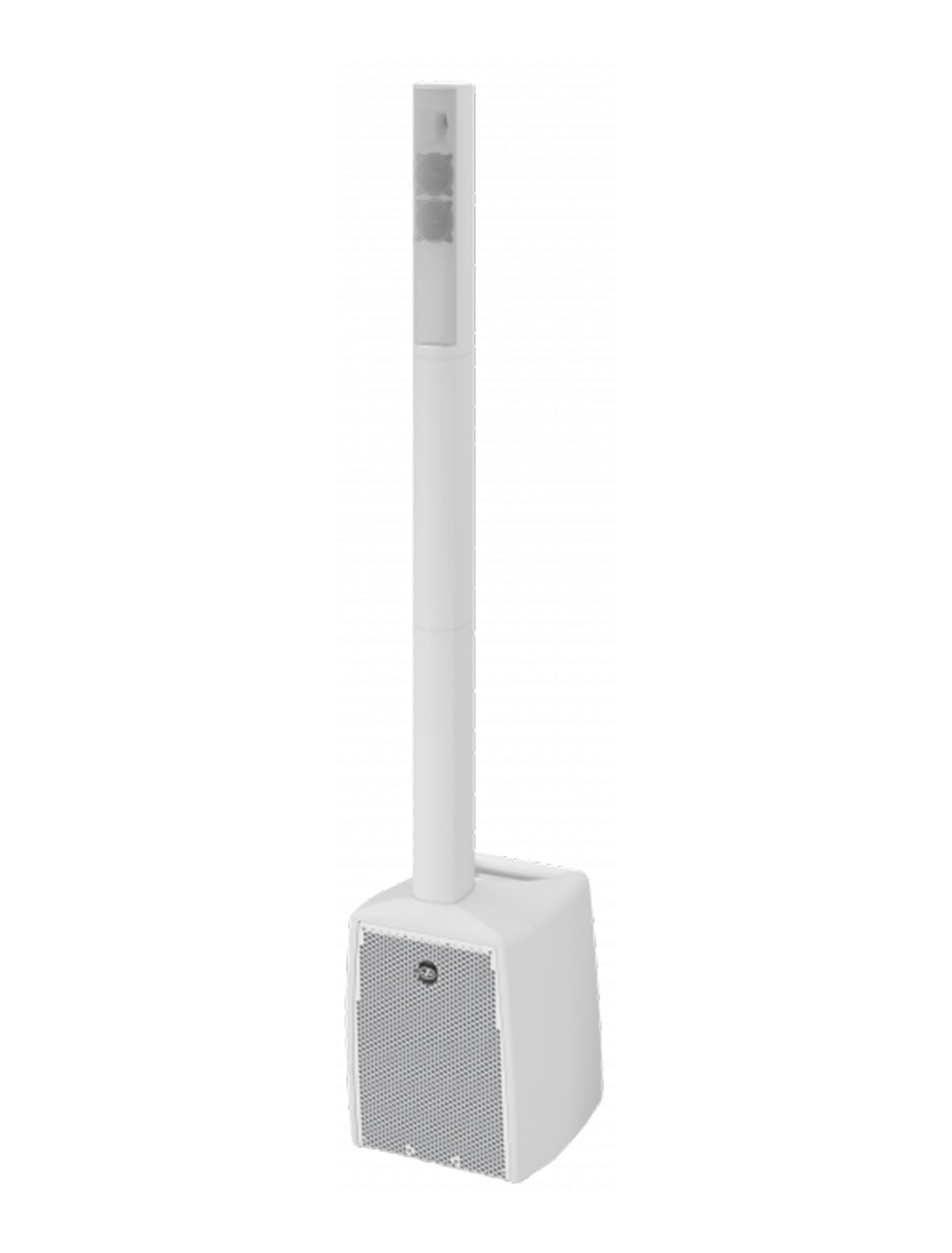 B-Stock: DAS Audio ALTEA-DUO-10A-W, 3-Way Powered Portable Column System - White by DAS Audio