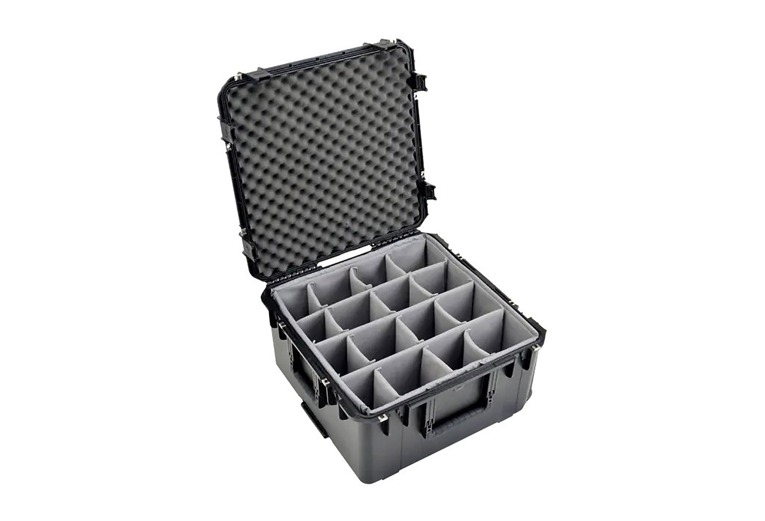 SKB Cases 3i-2222-12DT, iSeries Waterproof Case with Think Tank Photo Dividers - Black by SKB Cases