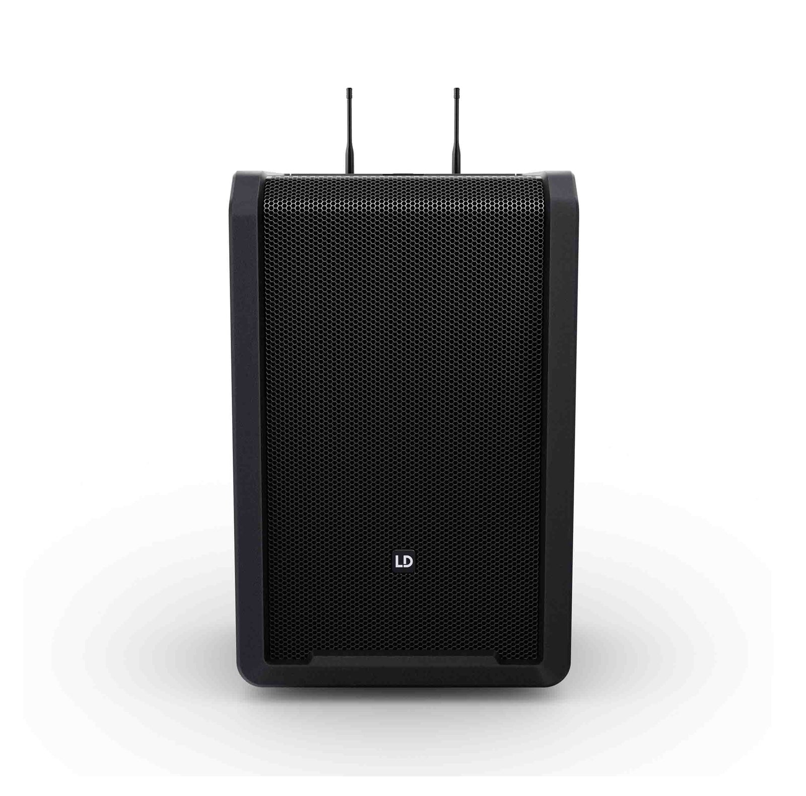 LD System ANNY 10 HHD 2 B5.1, 10" Portable Battery-Powered Bluetooth PA System with Mixer and 2x Wireless Handheld Microphones by LD Systems